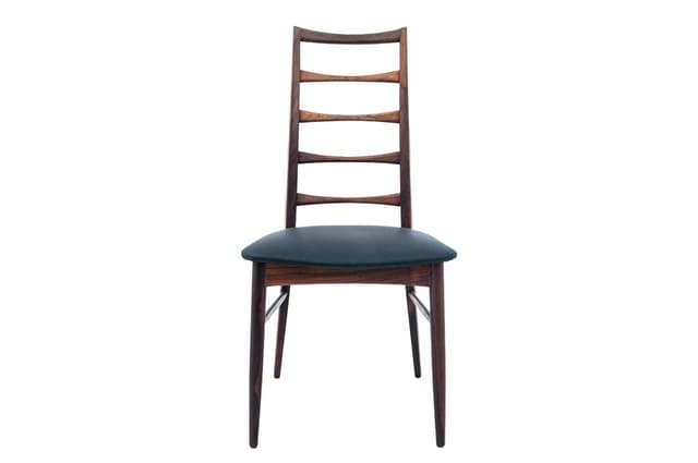 Brązowe krzesło "Lis", proj. N. Koefoed, Dania, lata 60. - WYMIARY