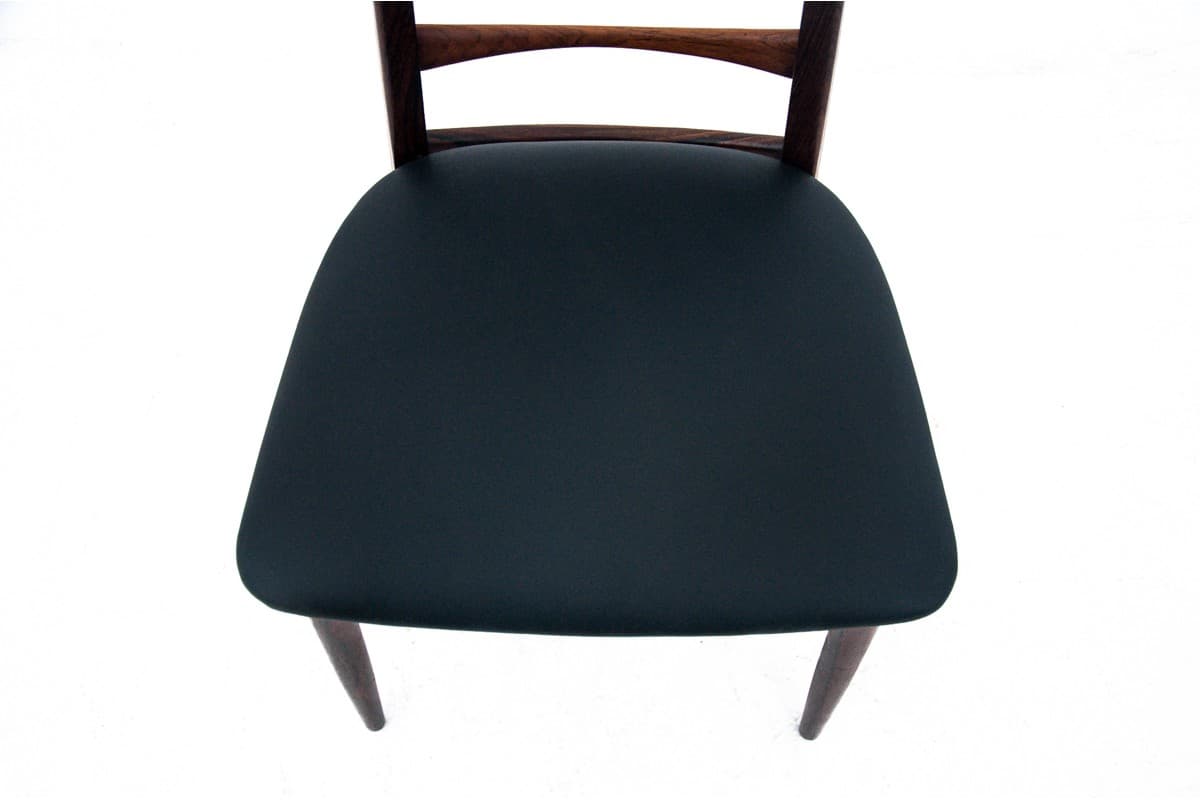 Brązowe krzesło "Lis", proj. N. Koefoed, Dania, lata 60. - 58693