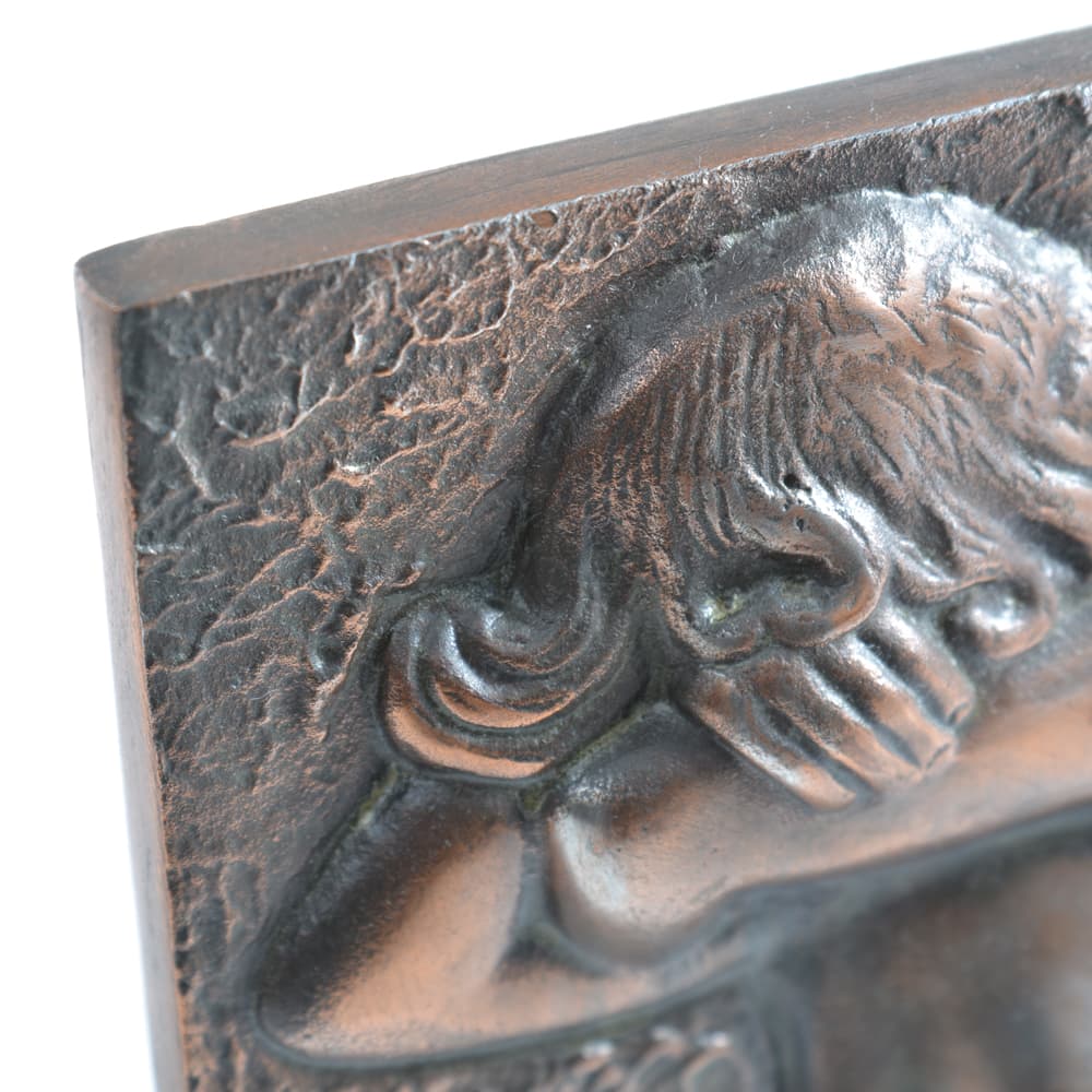 Relief ścienny, miedź, mosiądz, Czechosłowacja, lata 40. - 102448