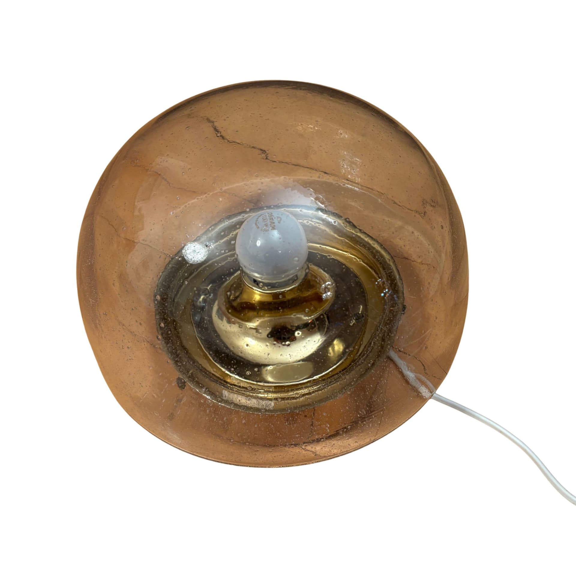 Kinkiet 2923, Glashuette Limburg, Niemcy, lata 60.