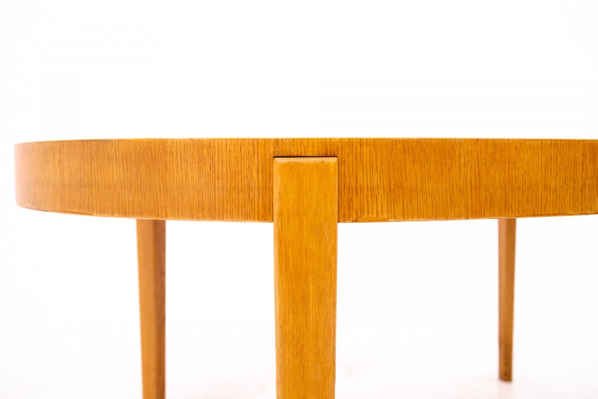 Tekowy owalny stół, Dania, lata 60. - 58743