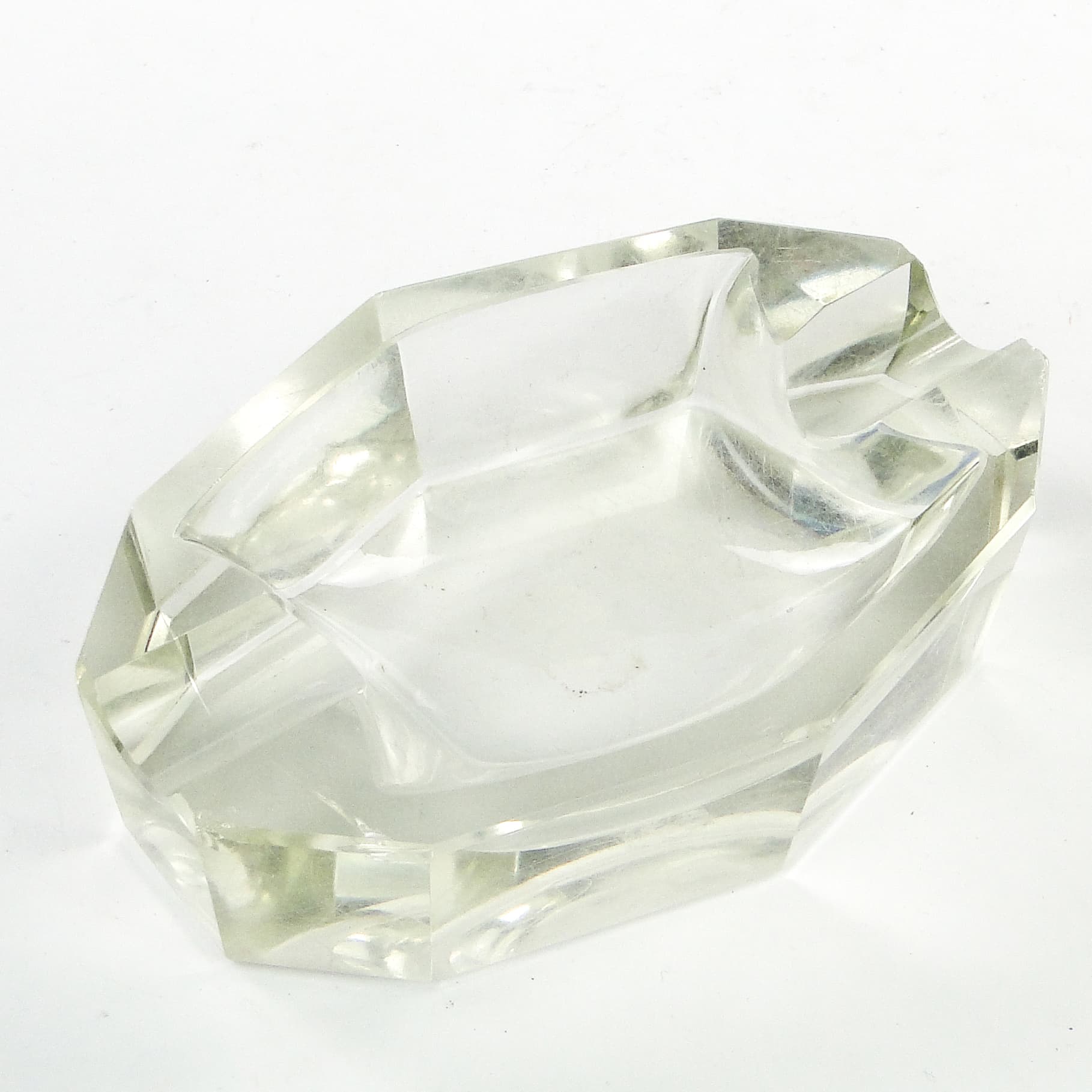 Popielniczka Art Deco, kryształ, Moser, Czechosłowacja, lata 50. - 103669