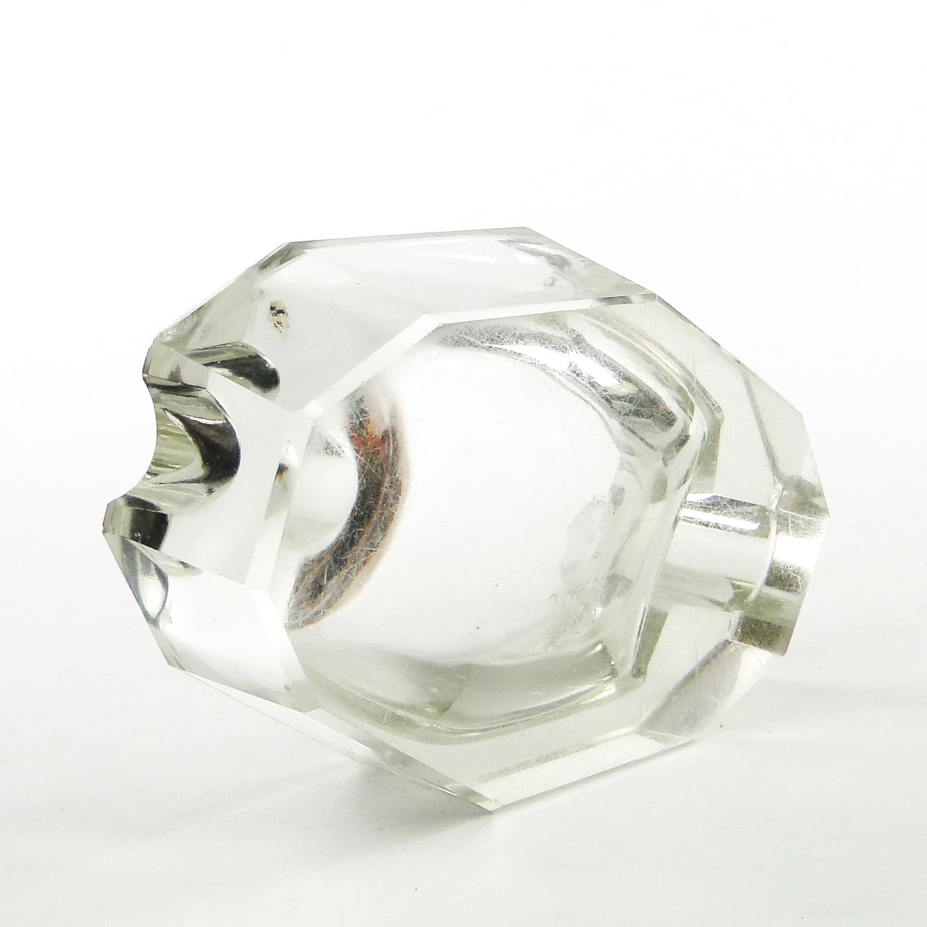 Popielniczka Art Deco, kryształ, Moser, Czechosłowacja, lata 50. - 103675