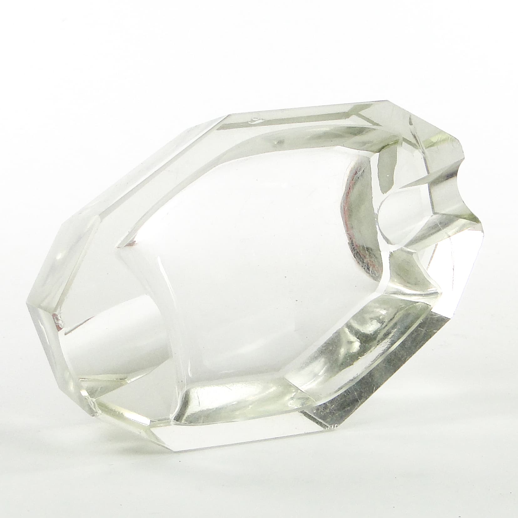 Popielniczka Art Deco, kryształ, Moser, Czechosłowacja, lata 50. - 103673