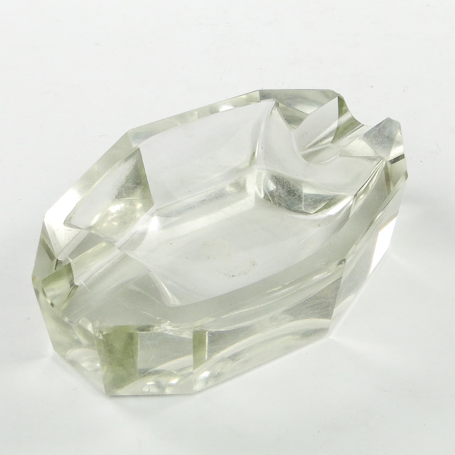 Popielniczka Art Deco, kryształ, Moser, Czechosłowacja, lata 50. - 103677