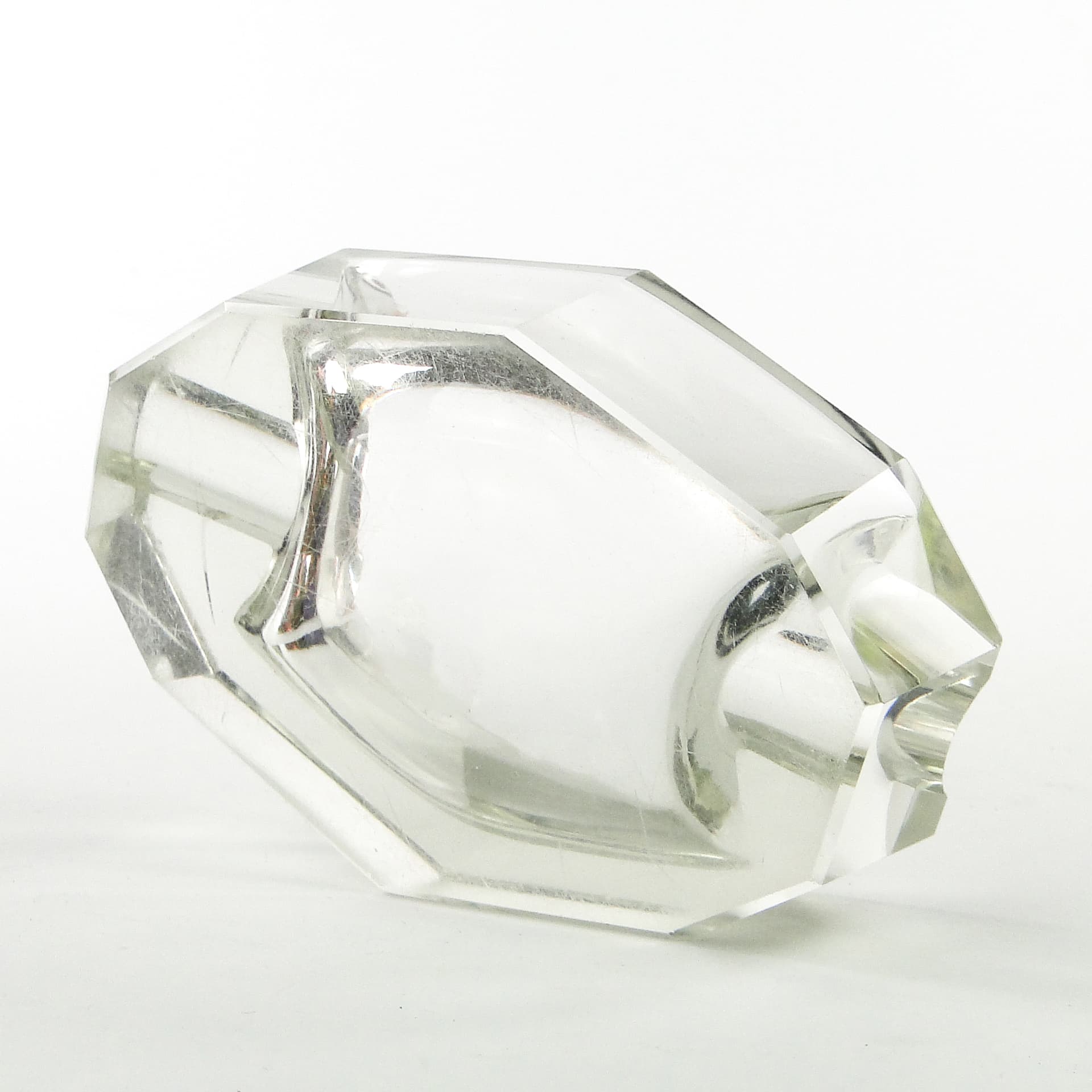 Popielniczka Art Deco, kryształ, Moser, Czechosłowacja, lata 50. - 103676