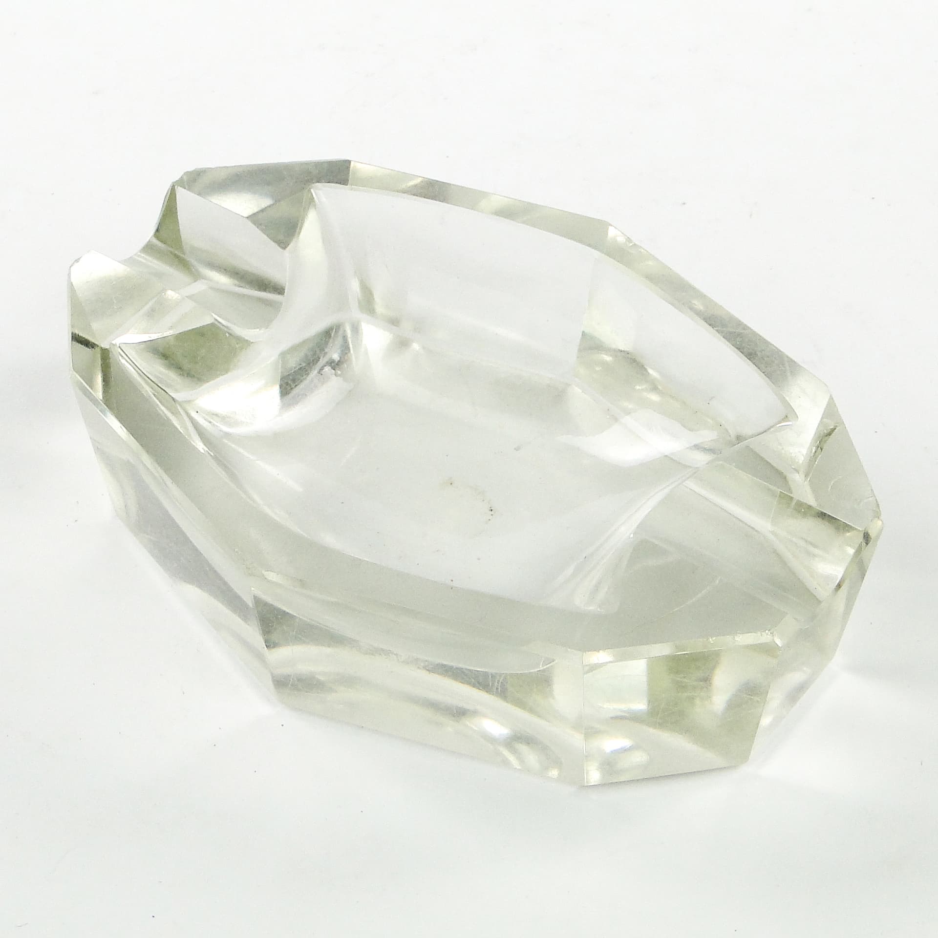 Popielniczka Art Deco, kryształ, Moser, Czechosłowacja, lata 50. - 103670