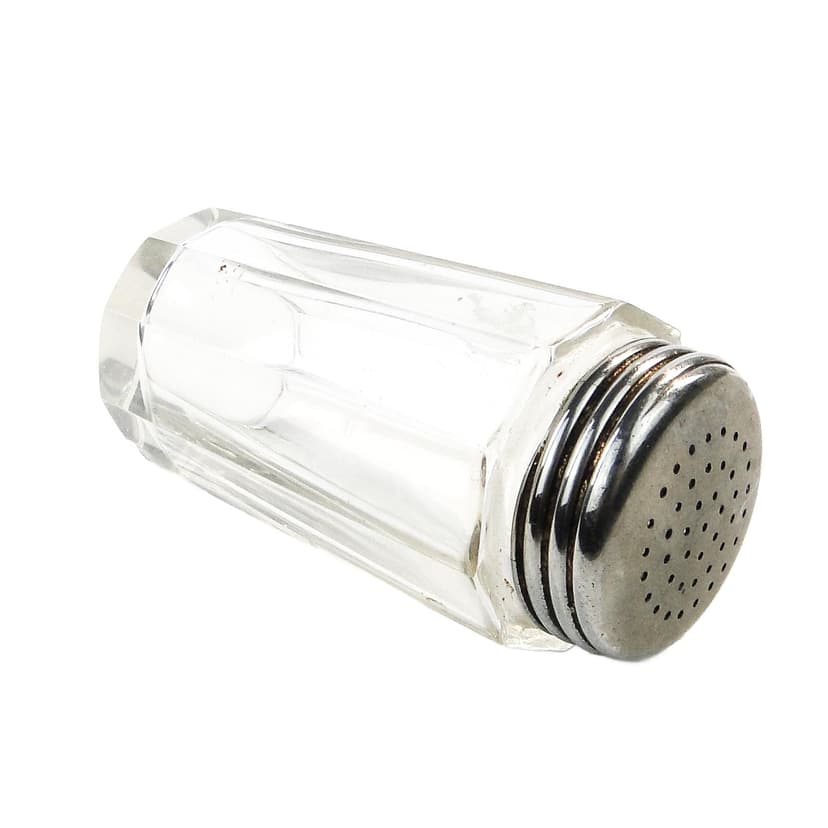 Solniczka Mid-century modern, szkło, Niemcy, lata 50.