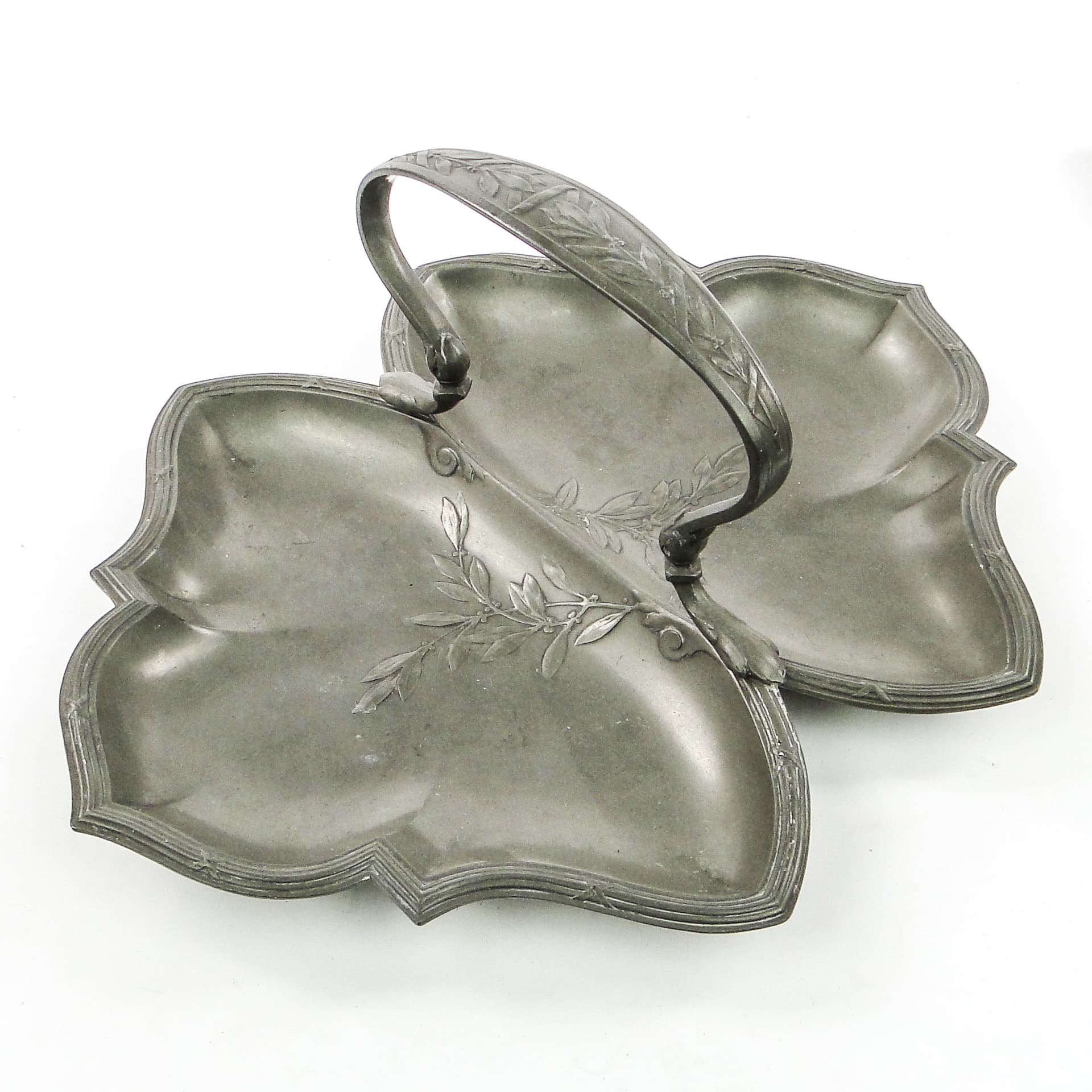 Kabaret na przystawki Art Nouveau, cyna, Niemcy, pocz. XX w. - 103892