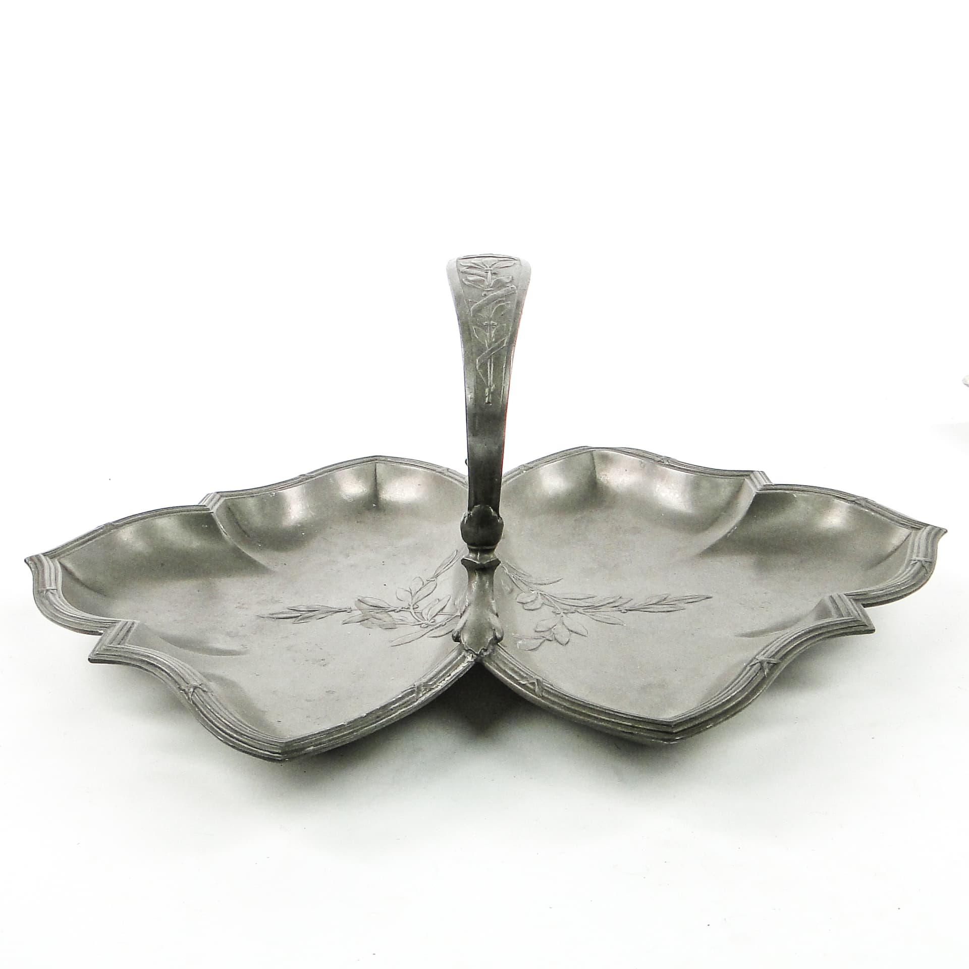 Kabaret na przystawki Art Nouveau, cyna, Niemcy, pocz. XX w. - 103894