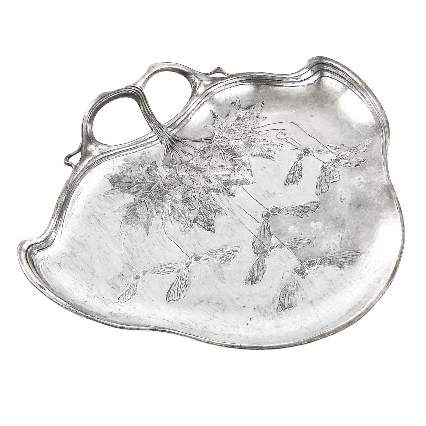 Taca na przystawki Art Nouveau, Orivit, Niemcy, początek XX w.