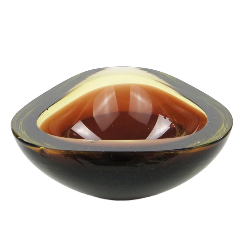 Przybornik Sommerso, szkło Murano, Włochy, lata 50.