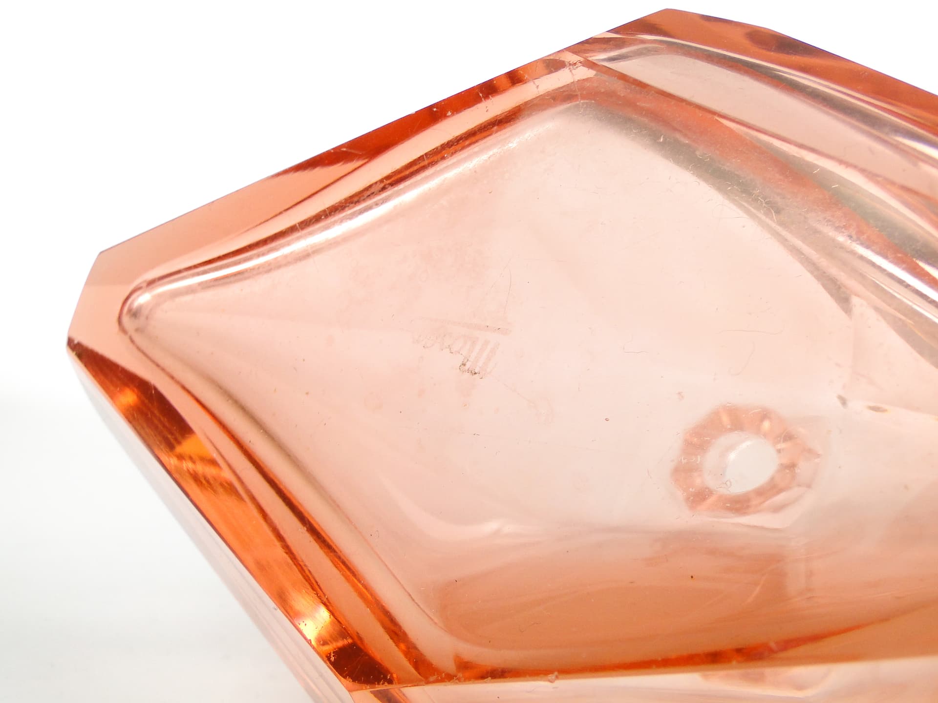 Decanter, Art Deco, crystal, Bohemia, Czechoslovakia, 1930s. - 104092