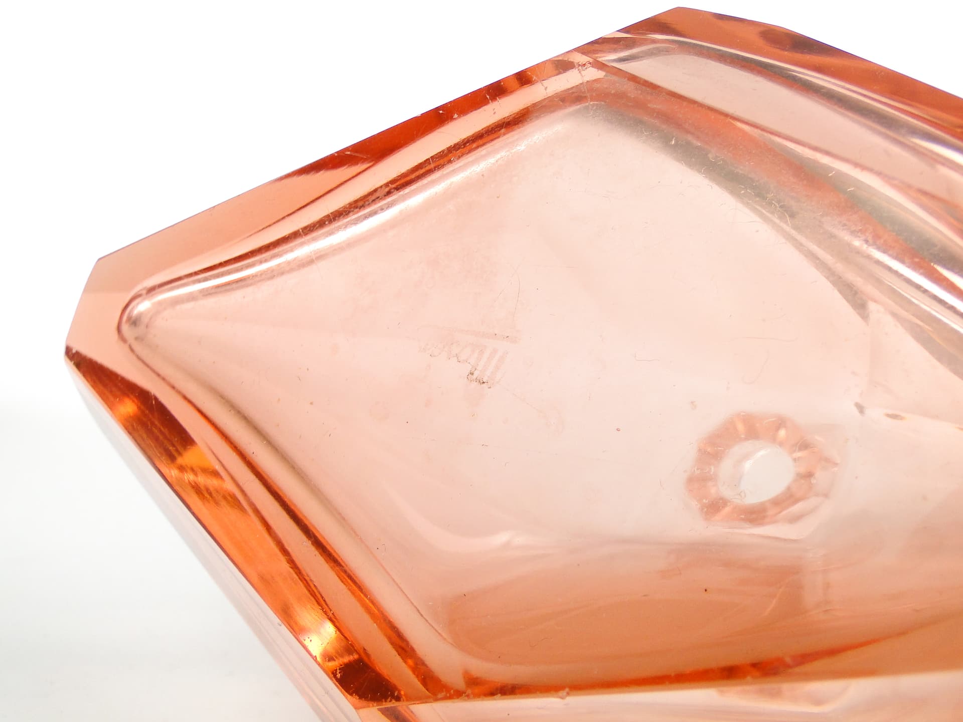 Decanter, Art Deco, crystal, Bohemia, Czechoslovakia, 1930s. - 104091