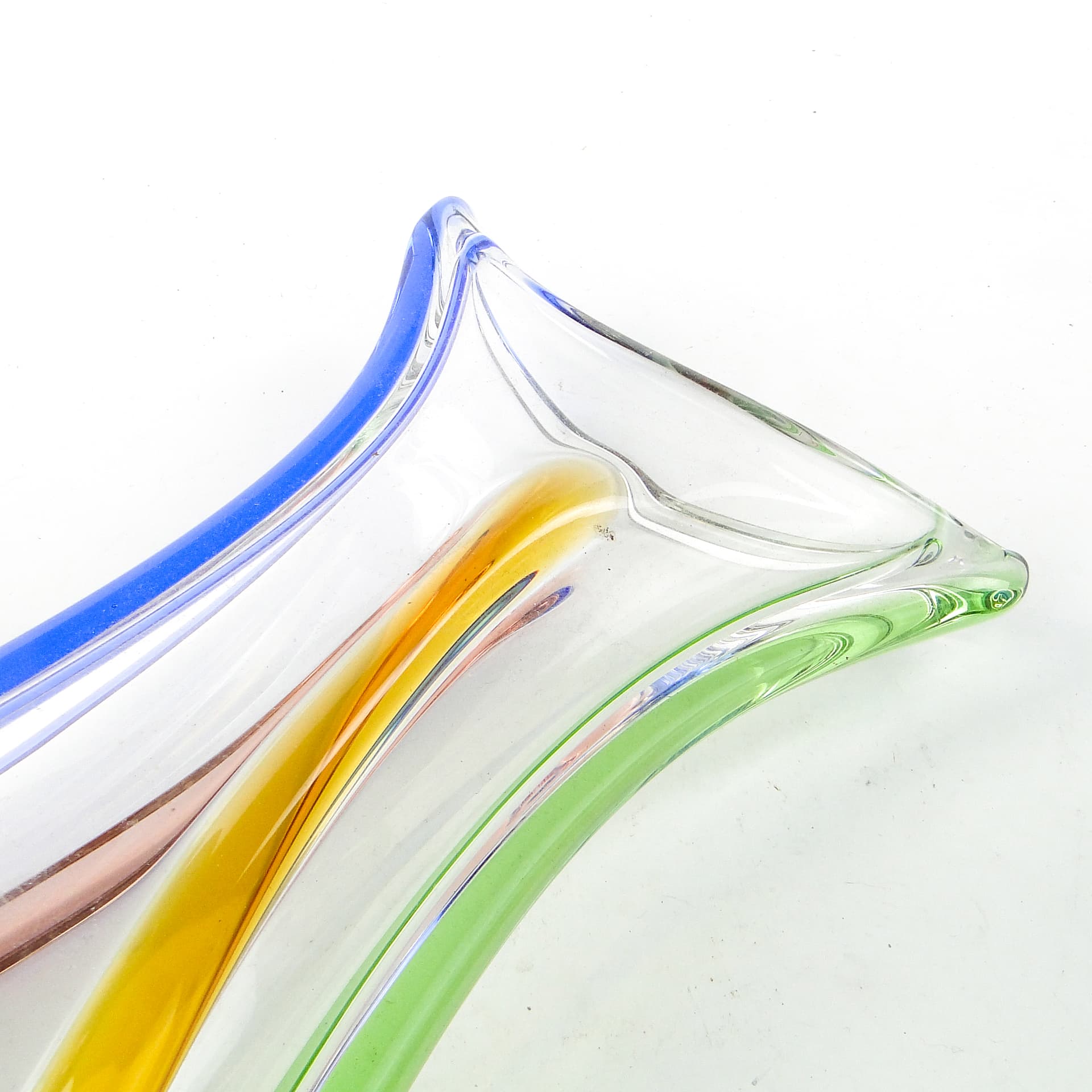 Wazon, mid-century modern, szkło, proj. H. Mahanovska, Czechosłowacja, lata 60. - 104102