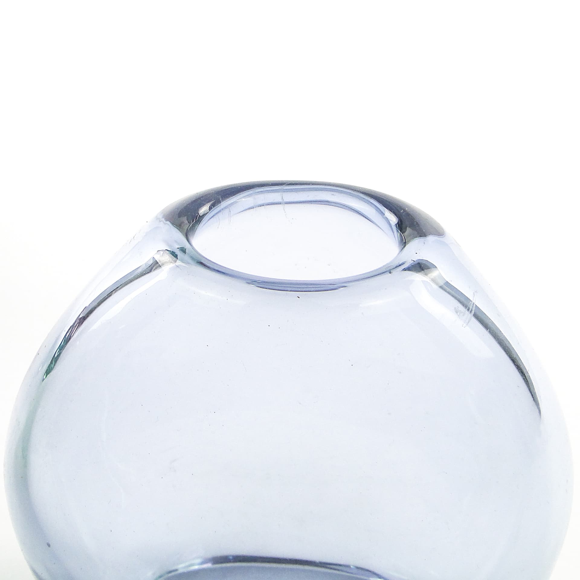 Karafka, mid-century modern, szkło aleksandrytowe, Czechosłowacja, lata 50. - 104236