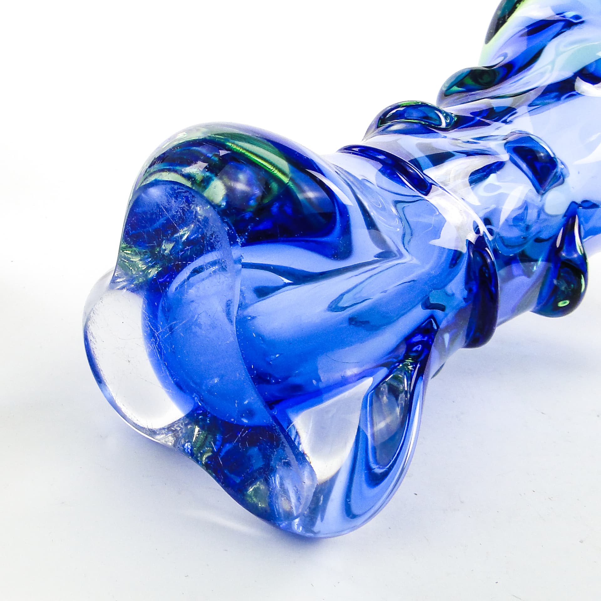 Wazon mid-century modern, szkło, proj. J. Hospodka, Czechosłowacja, lata 60. - 104259