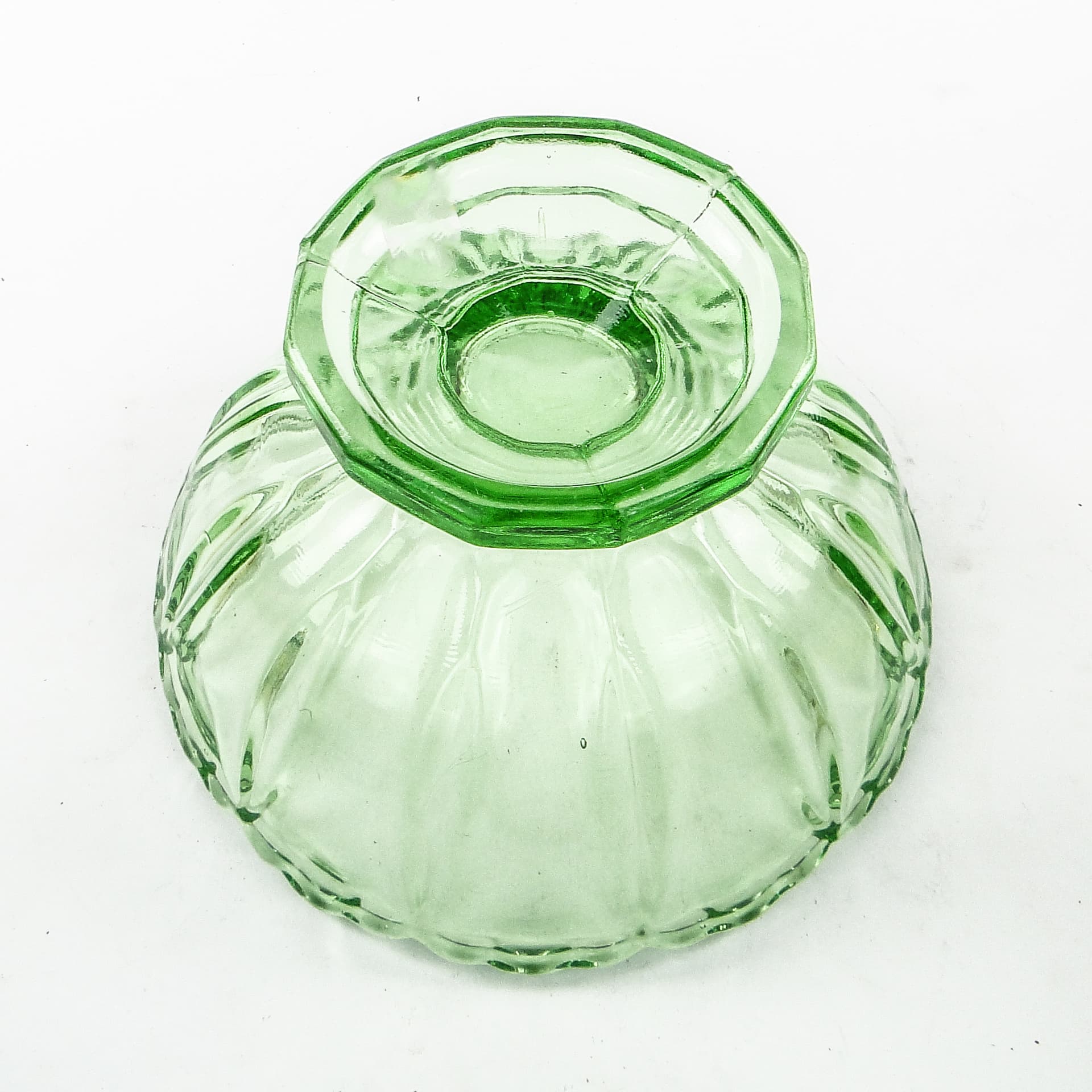 Patera Ring Around, mid-century modern, szkło prasowane, Ząbkowice, Polska, lata 50. - 104454