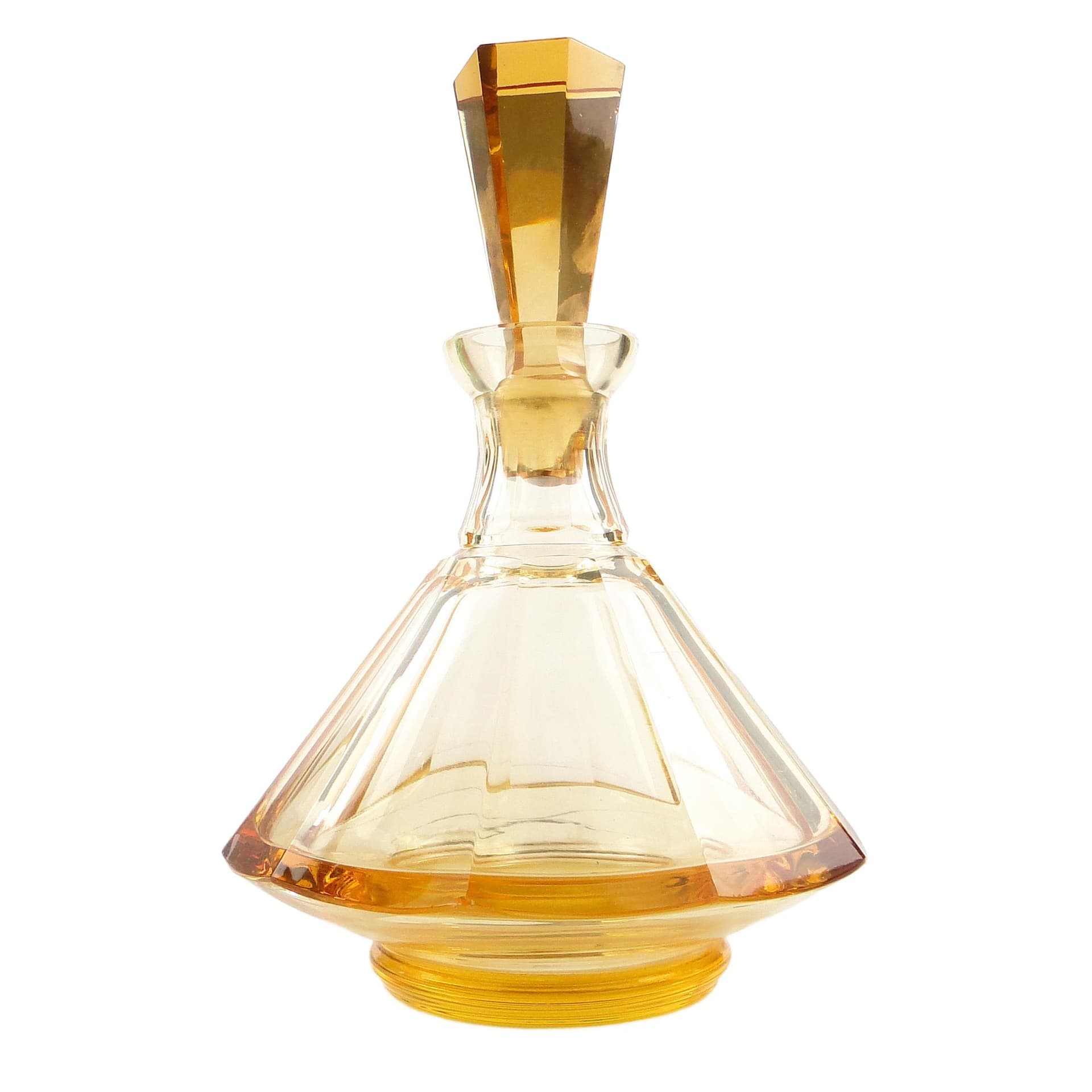 Karafka, Art Deco, kryształ, Moser, Czechosłowacja, lata 30.