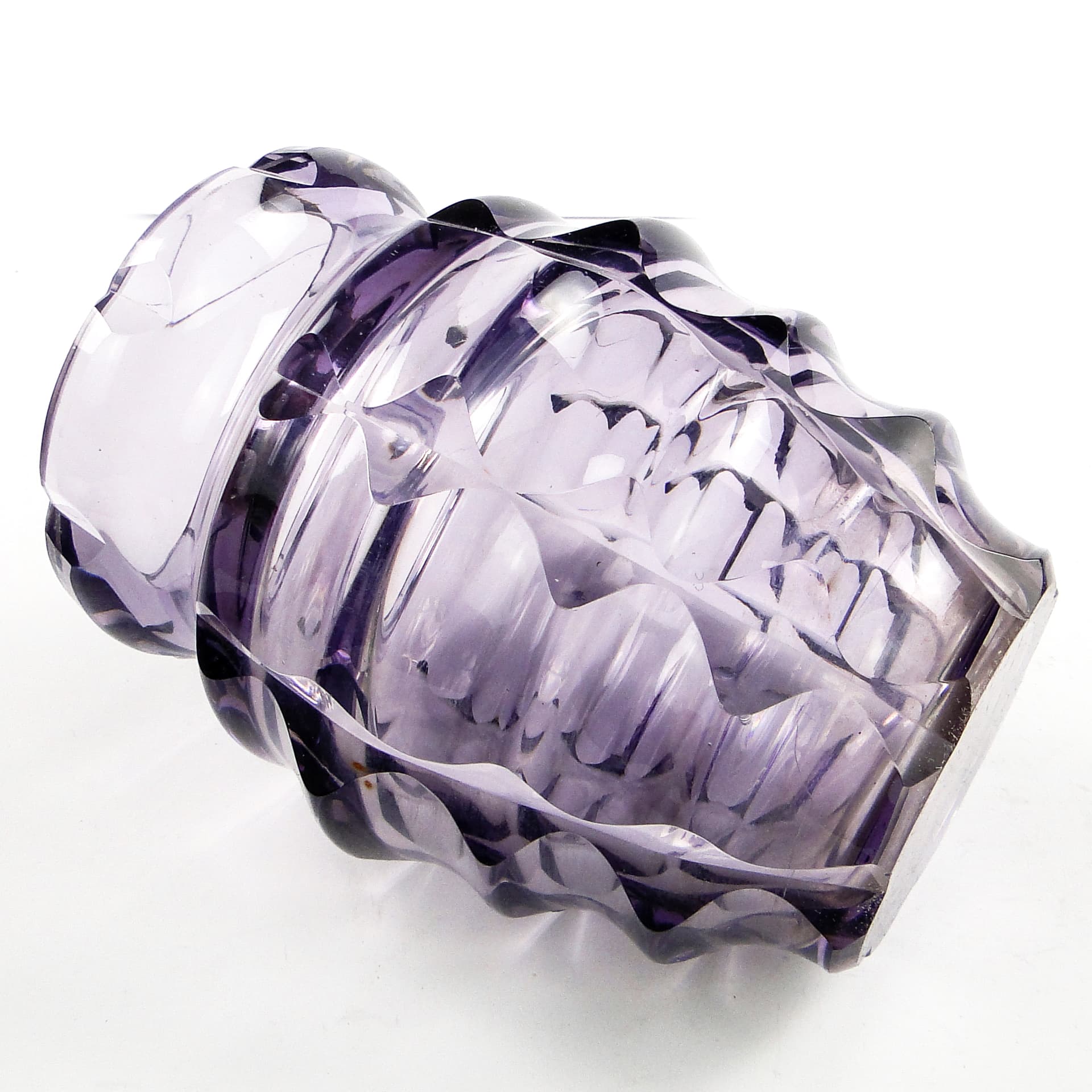 Wazon Art Deco, kryształ mangamowy, Polska, lata 30. - 104728