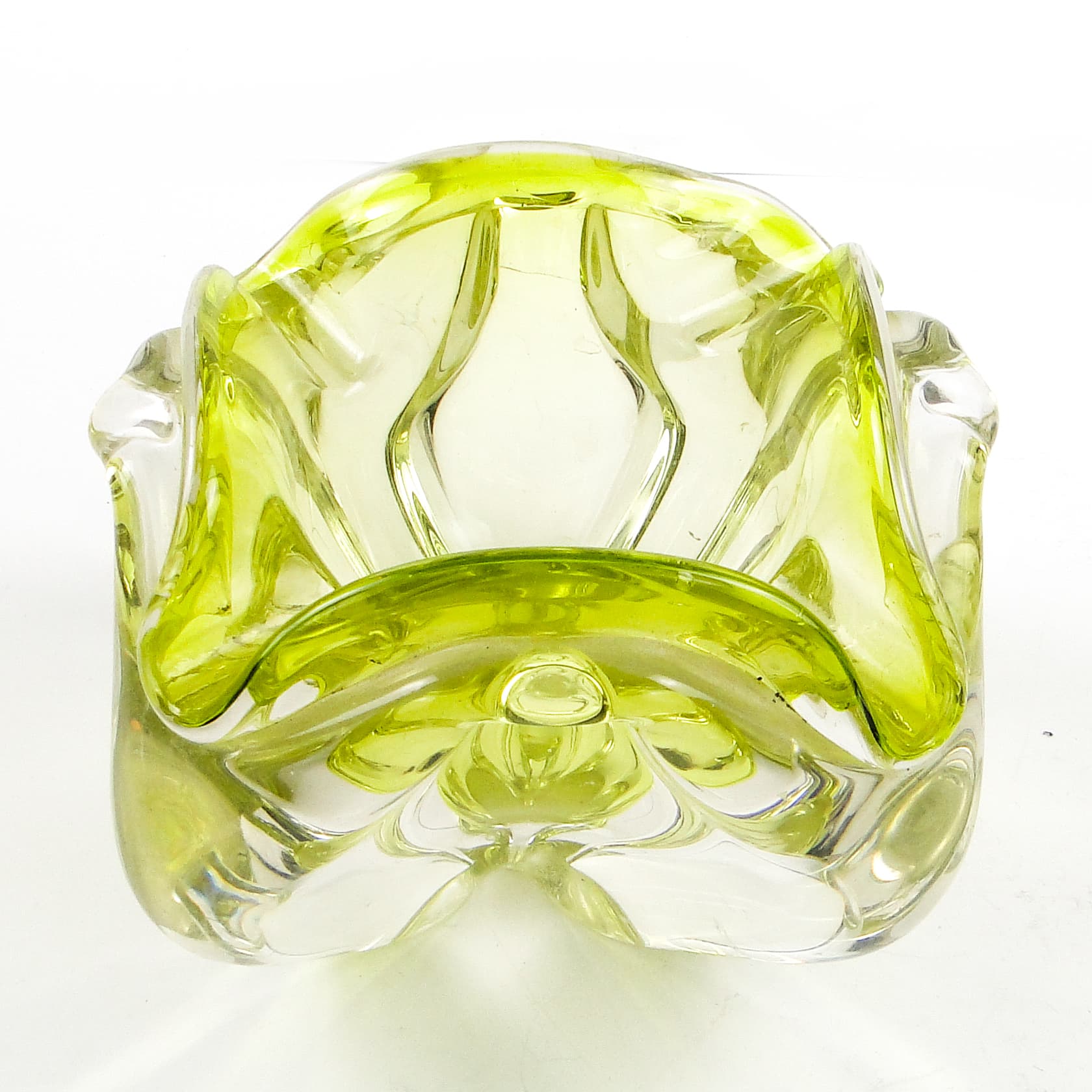 Mid-century modern organizer, glass, by J. Hospodka, Czechoslovakia, 1960s. - 104812