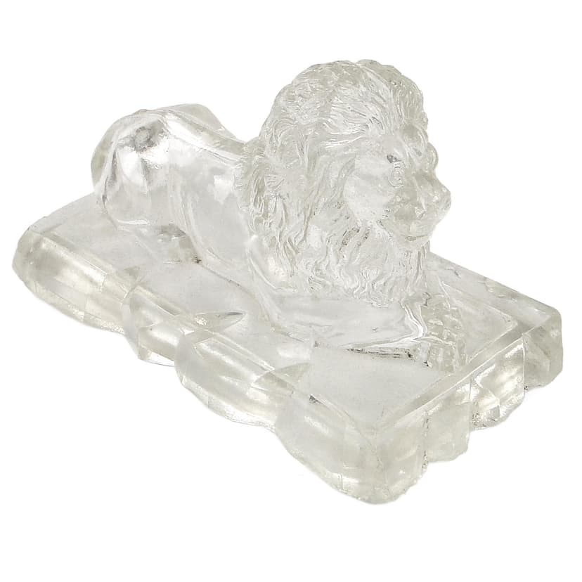 Przycisk do papieru Art Deco, szkło, Niemcy, lata 30.