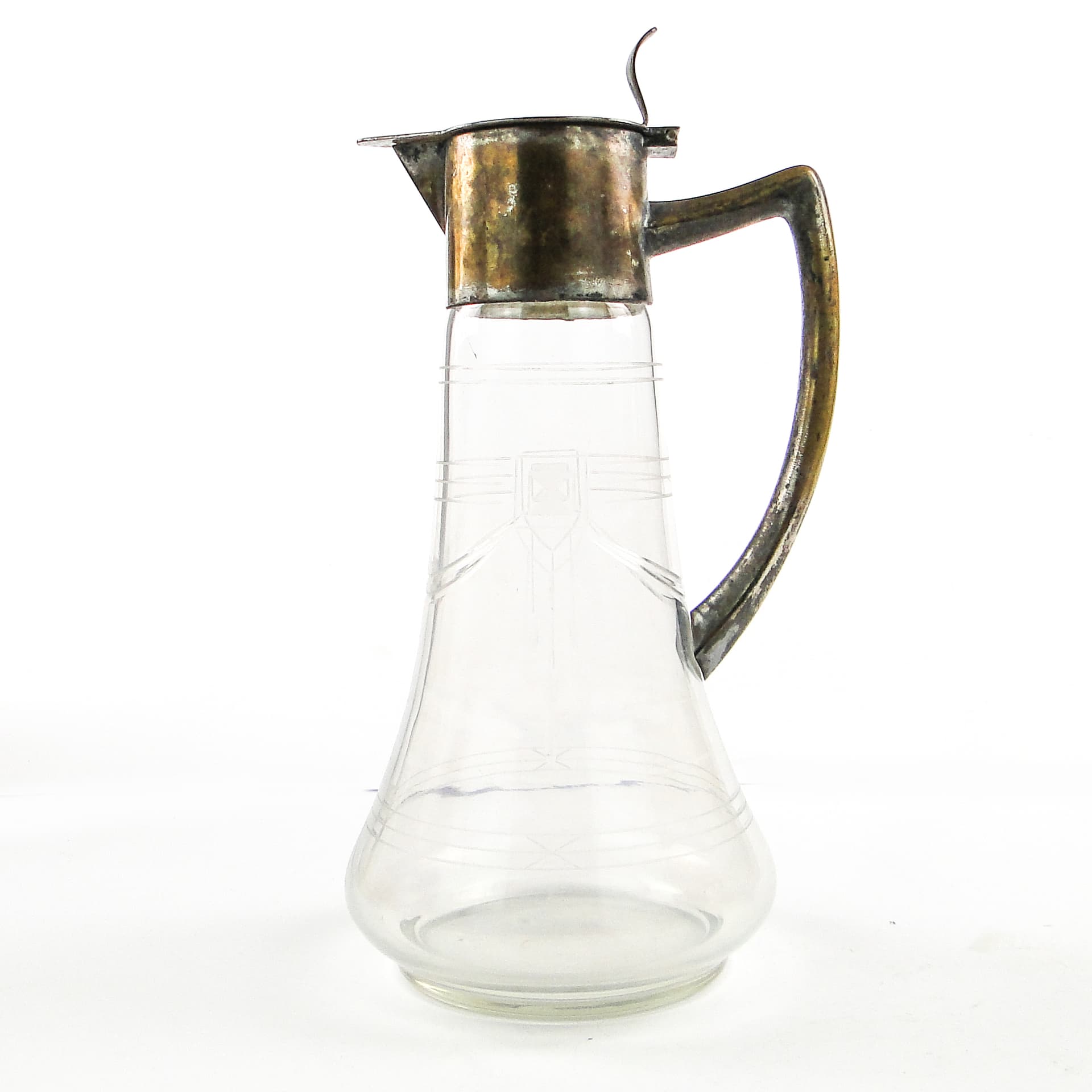 Dzban na wino Art Deco, szkło, Niemcy, lata 20. - 104906