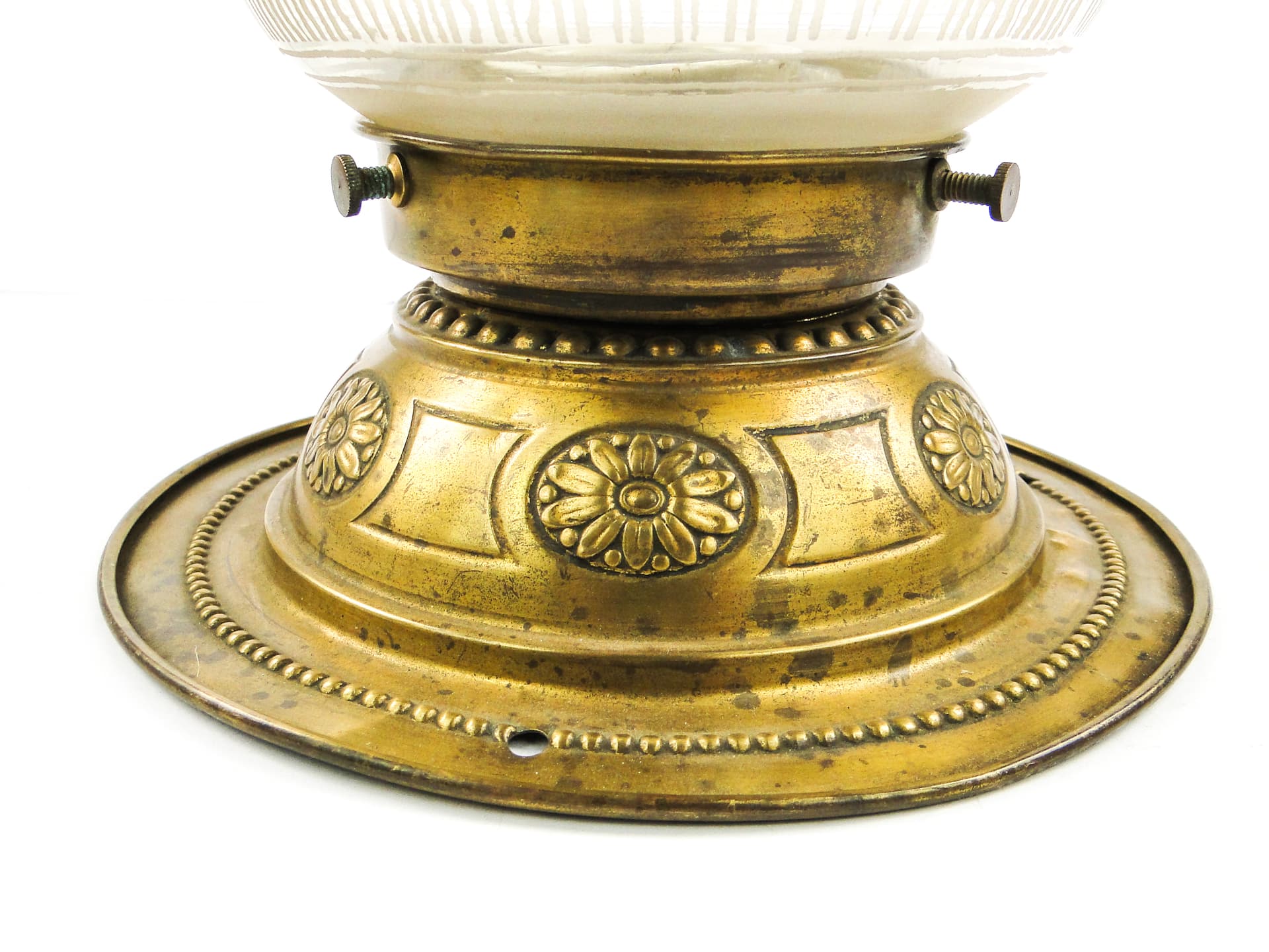 Ceiling Light, Art Nouveau, frosted glass, Austria, 1930s - 104945