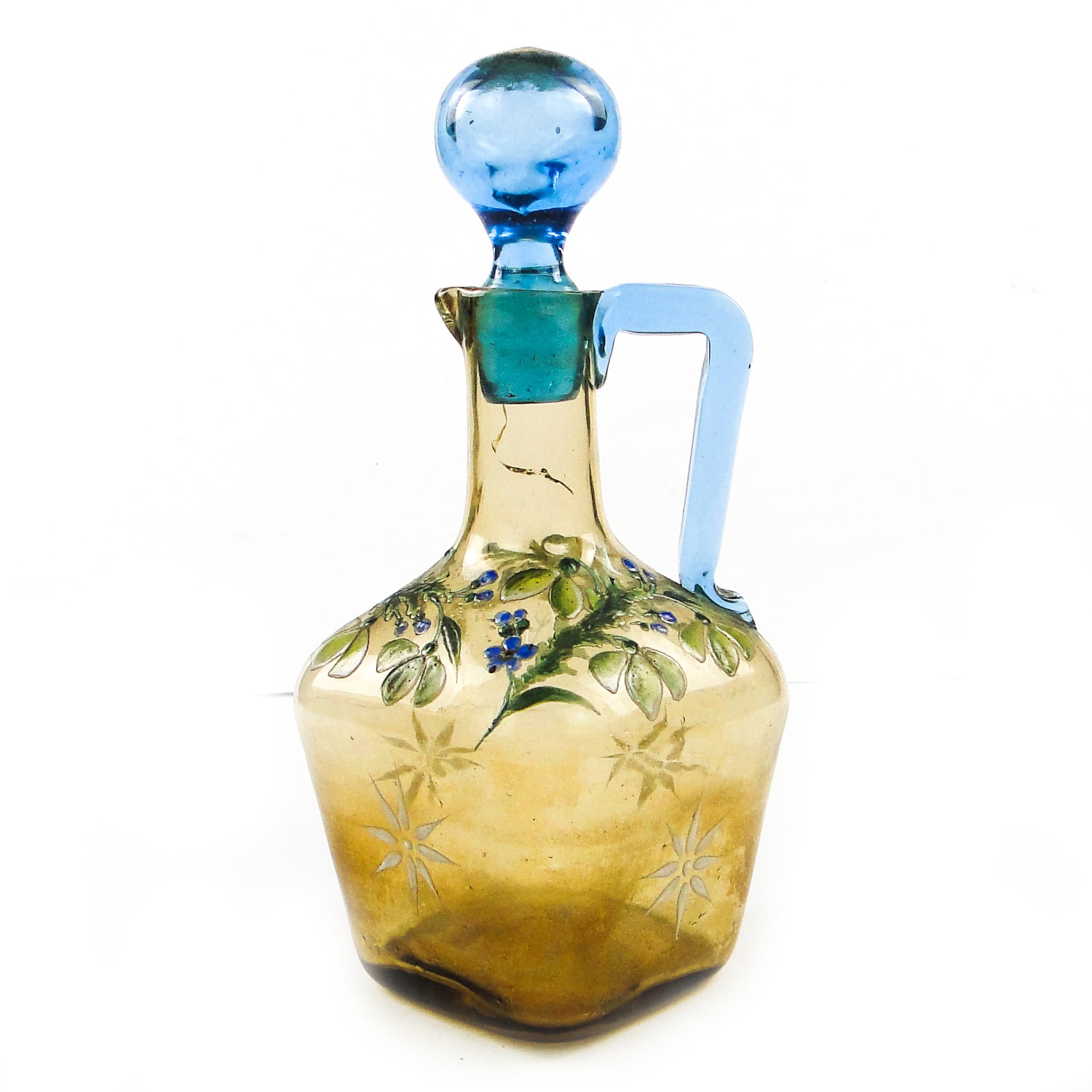 Karafka, Art Nouveau, szkło, Czechosłowacja, początek XX w. - 104961