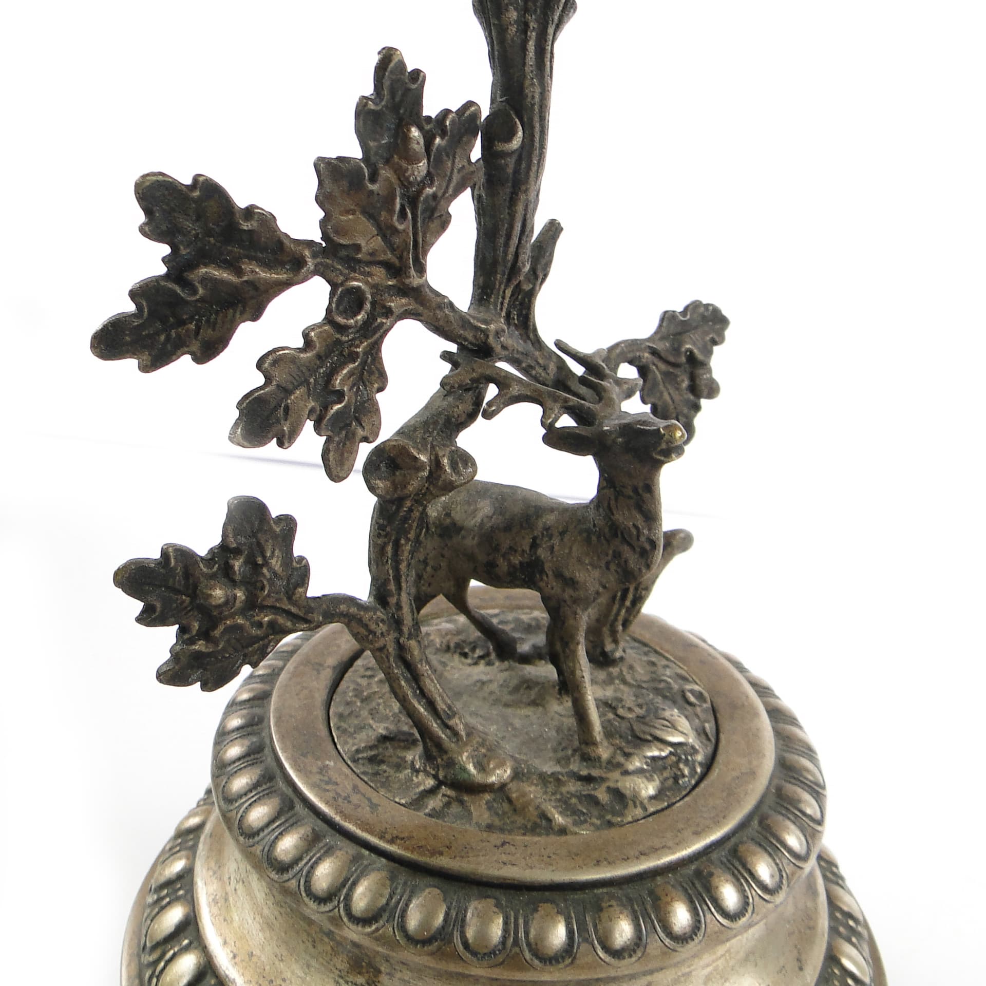 Eclectic figural tazza, silver-plated brass, Poland, 19th c. - 105009