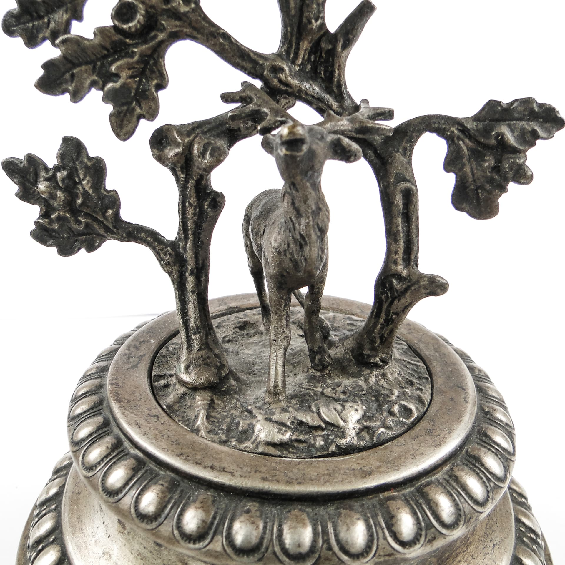 Eclectic figural tazza, silver-plated brass, Poland, 19th c. - 105007