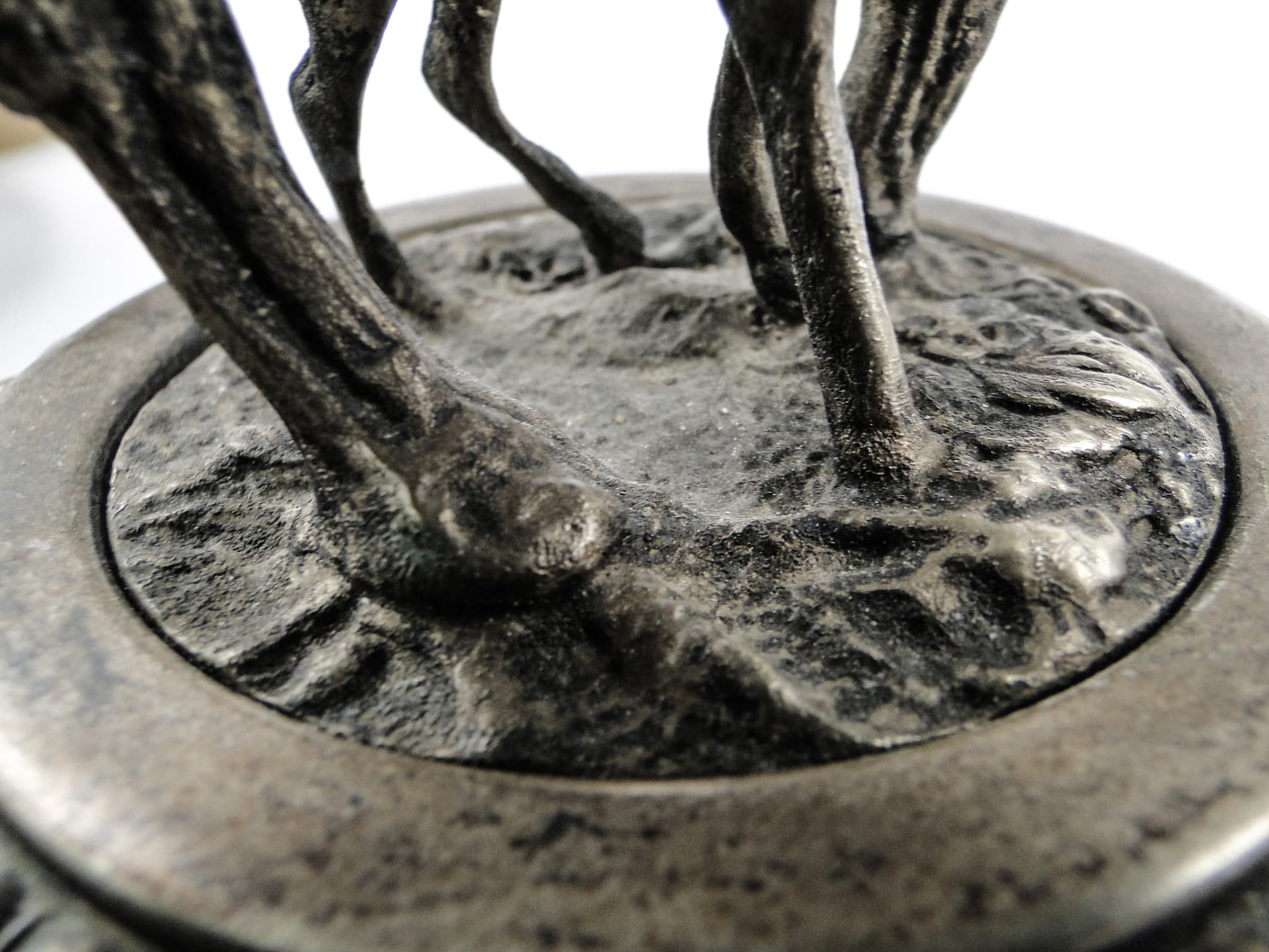 Eclectic figural tazza, silver-plated brass, Poland, 19th c. - 105014