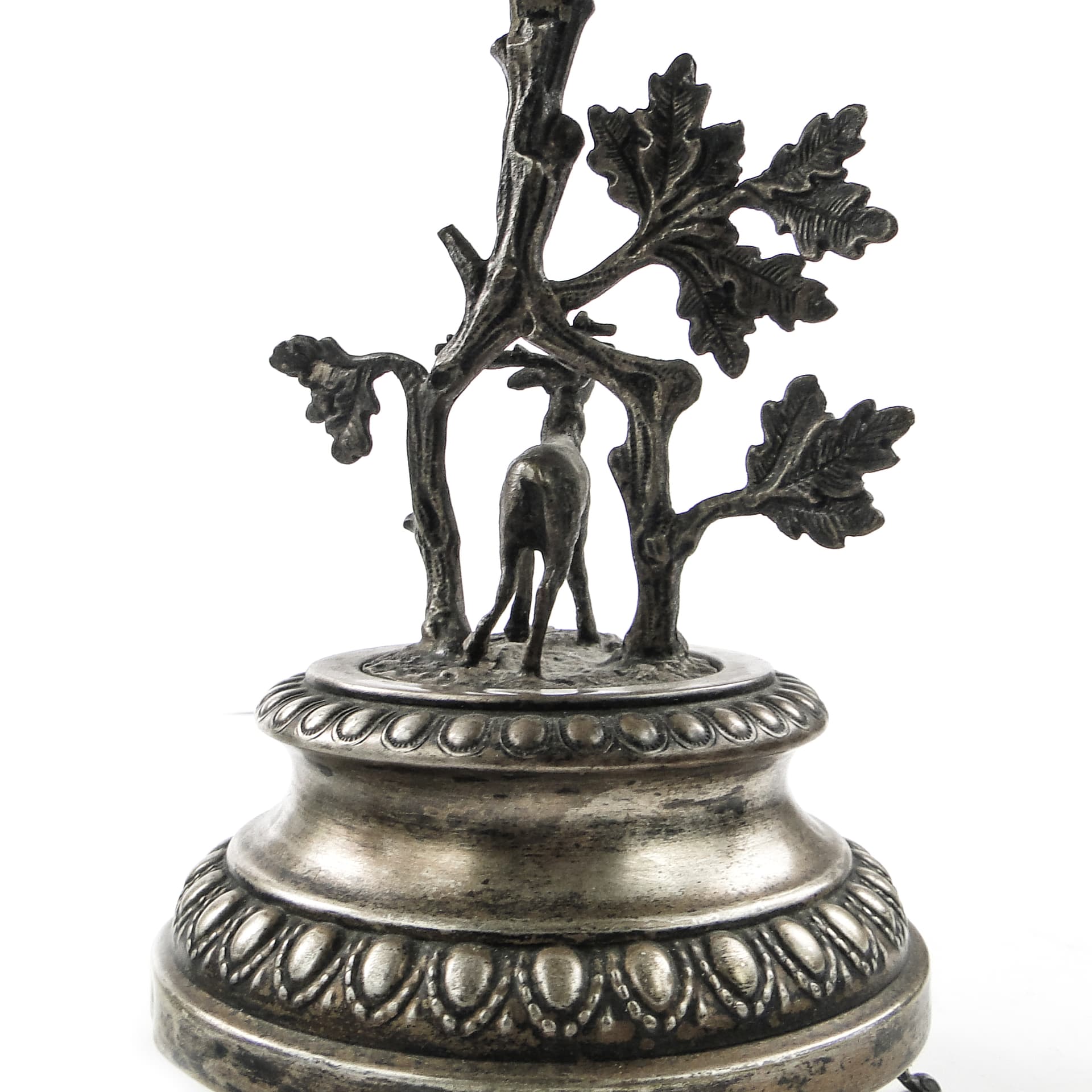 Eclectic figural tazza, silver-plated brass, Poland, 19th c. - 105010