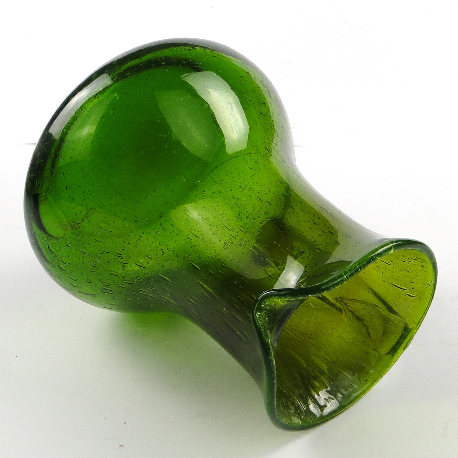 Dzbanek mid-century modern, szkło antico, proj. L. Fiedorowicz, Polska, lata 70. - 105075