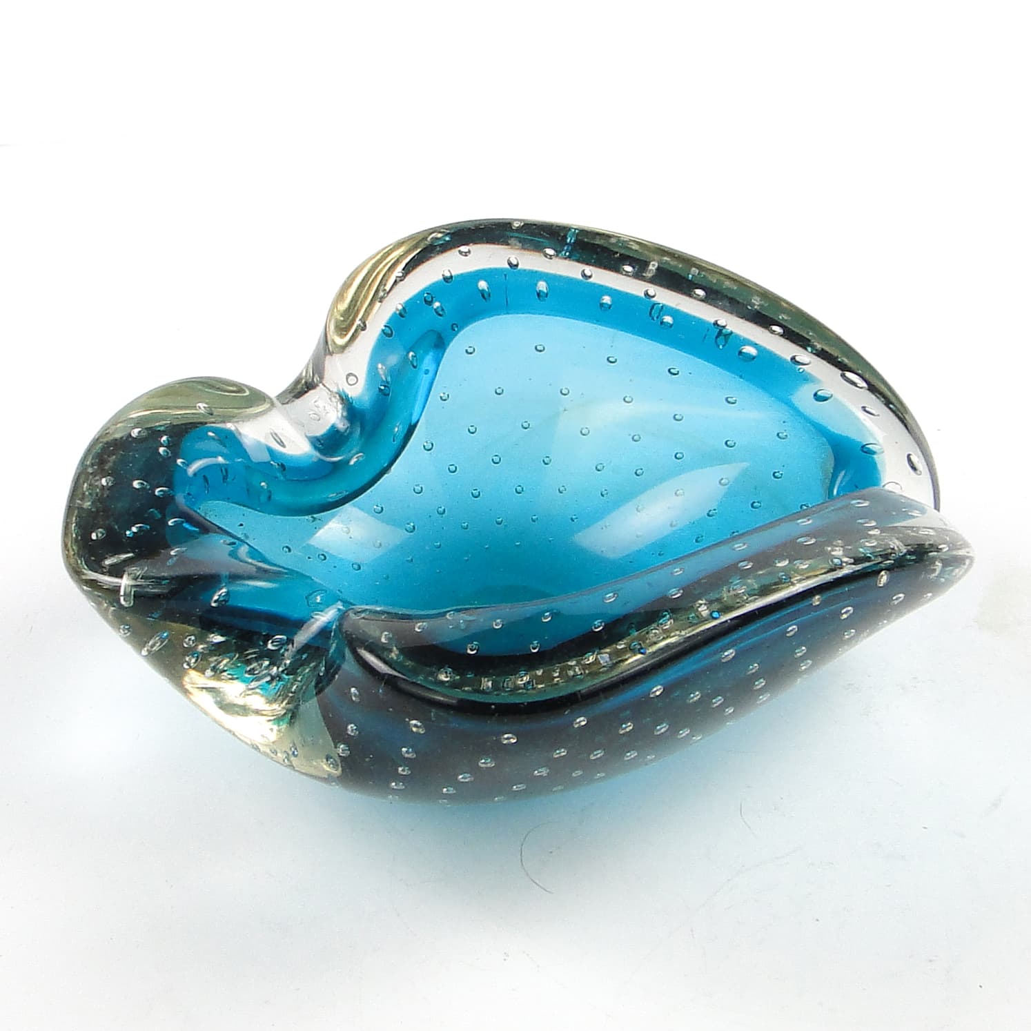 Przybornik, Sommerso, szkło Murano, Włochy, lata 50. - 105130