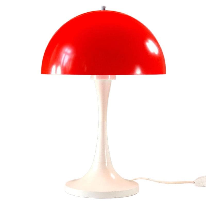 Czerwona lampa stołowa Space Age, Niemcy, lata 70. - 7422