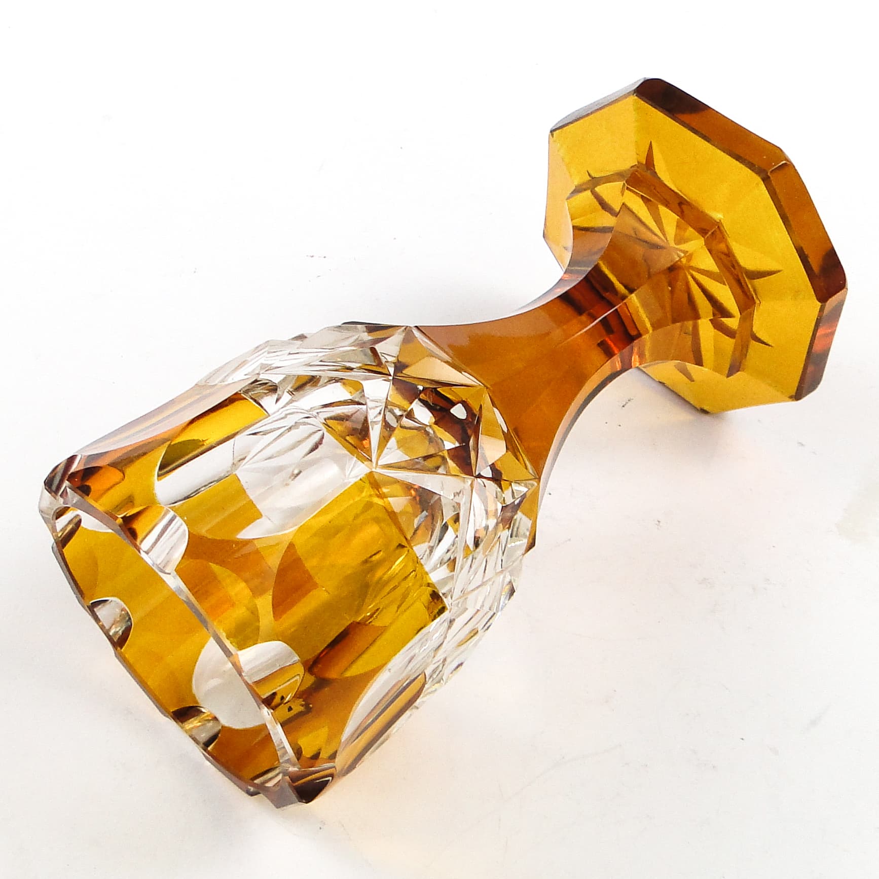 Kielich Art Deco, kryształ, Czechosłowacja, lata 30. - 105229