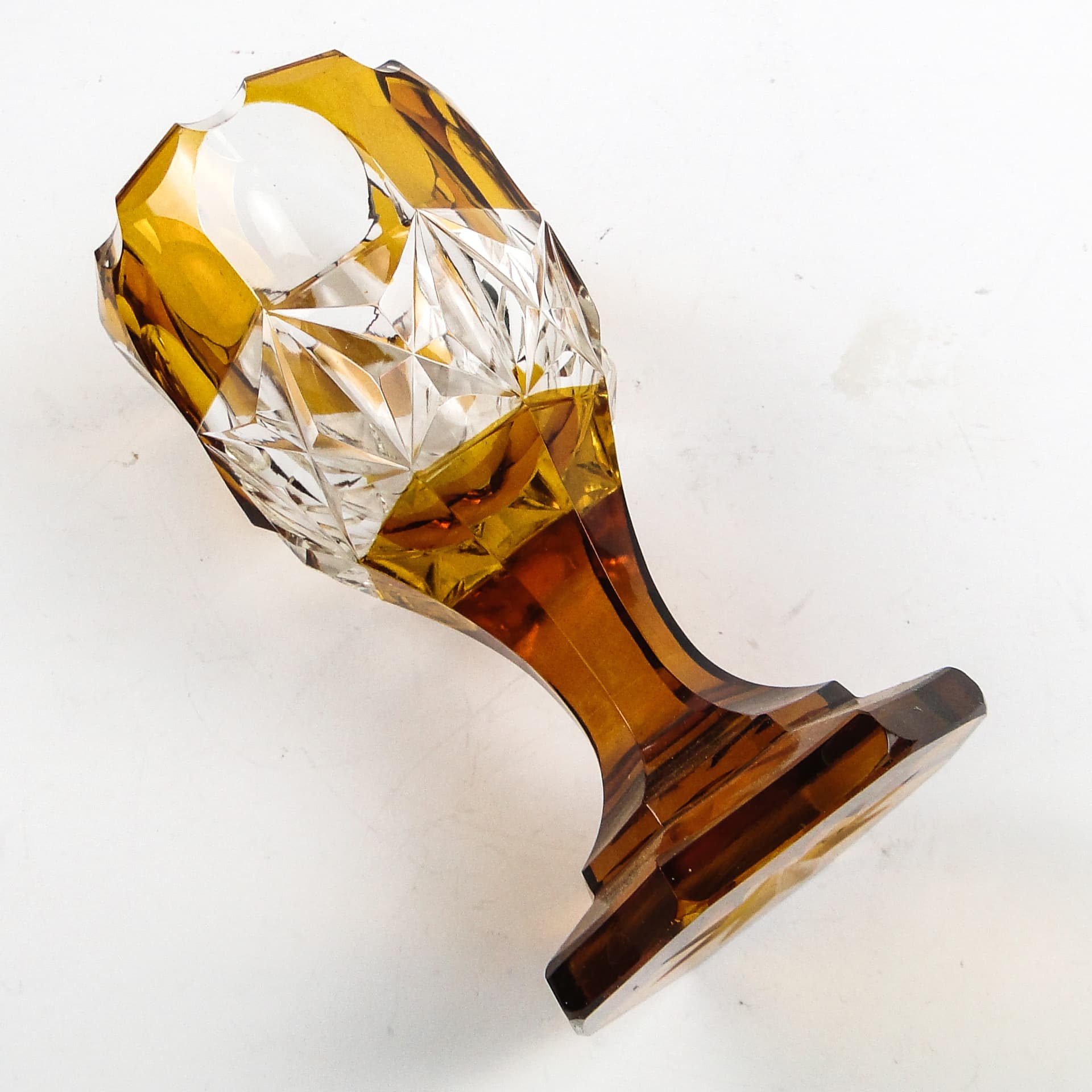 Kielich Art Deco, kryształ, Czechosłowacja, lata 30. - 105235