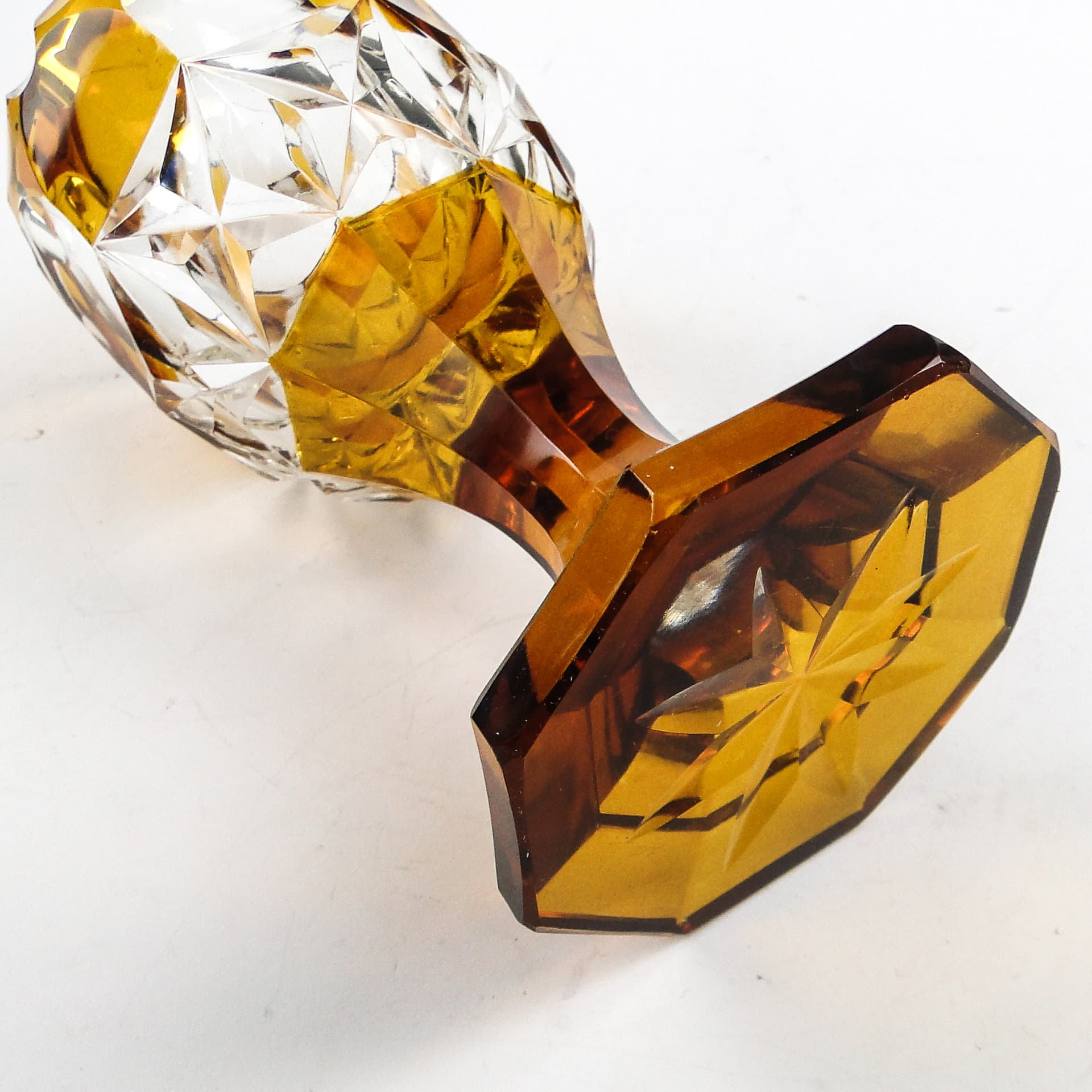 Kielich Art Deco, kryształ, Czechosłowacja, lata 30. - 105234