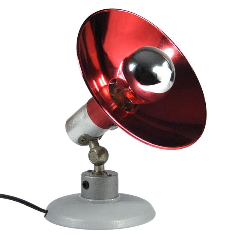 Czerwony kinkiet reflektorowy, Erco, Niemcy, lata 60. - 7417