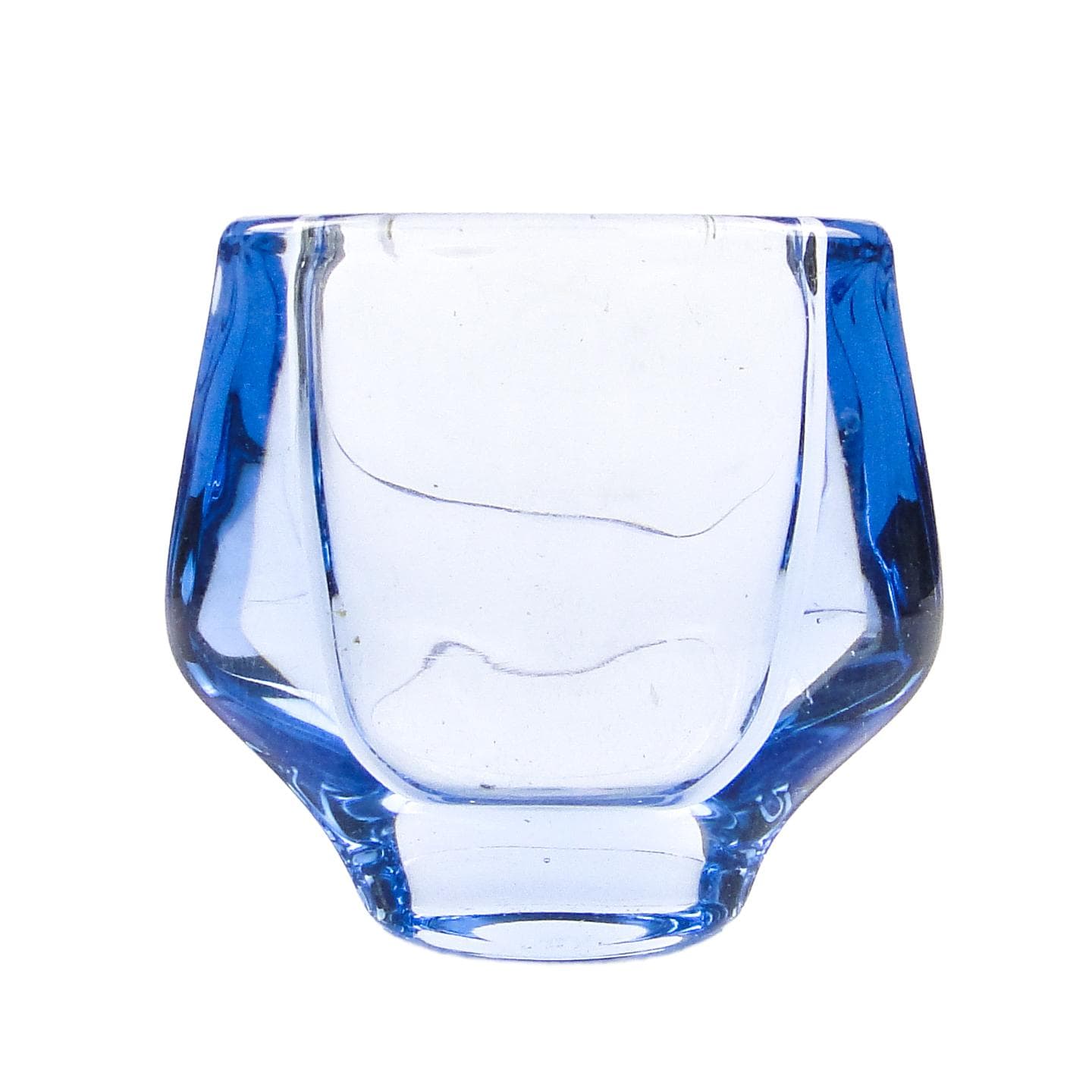 Mid-century modern vase, glass, Czechoslovakia, 1960s.