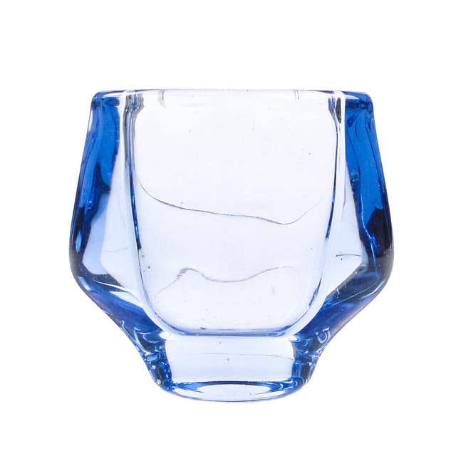 Mid-century modern vase, glass, Czechoslovakia, 1960s. - DIMENSION