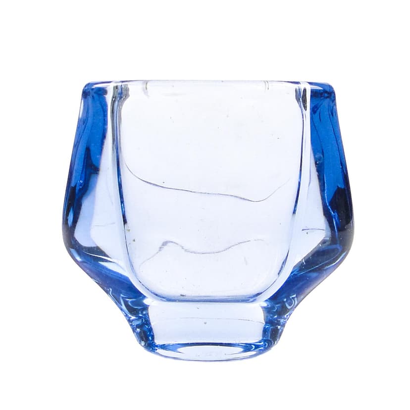 Mid-century modern vase, glass, Czechoslovakia, 1960s.