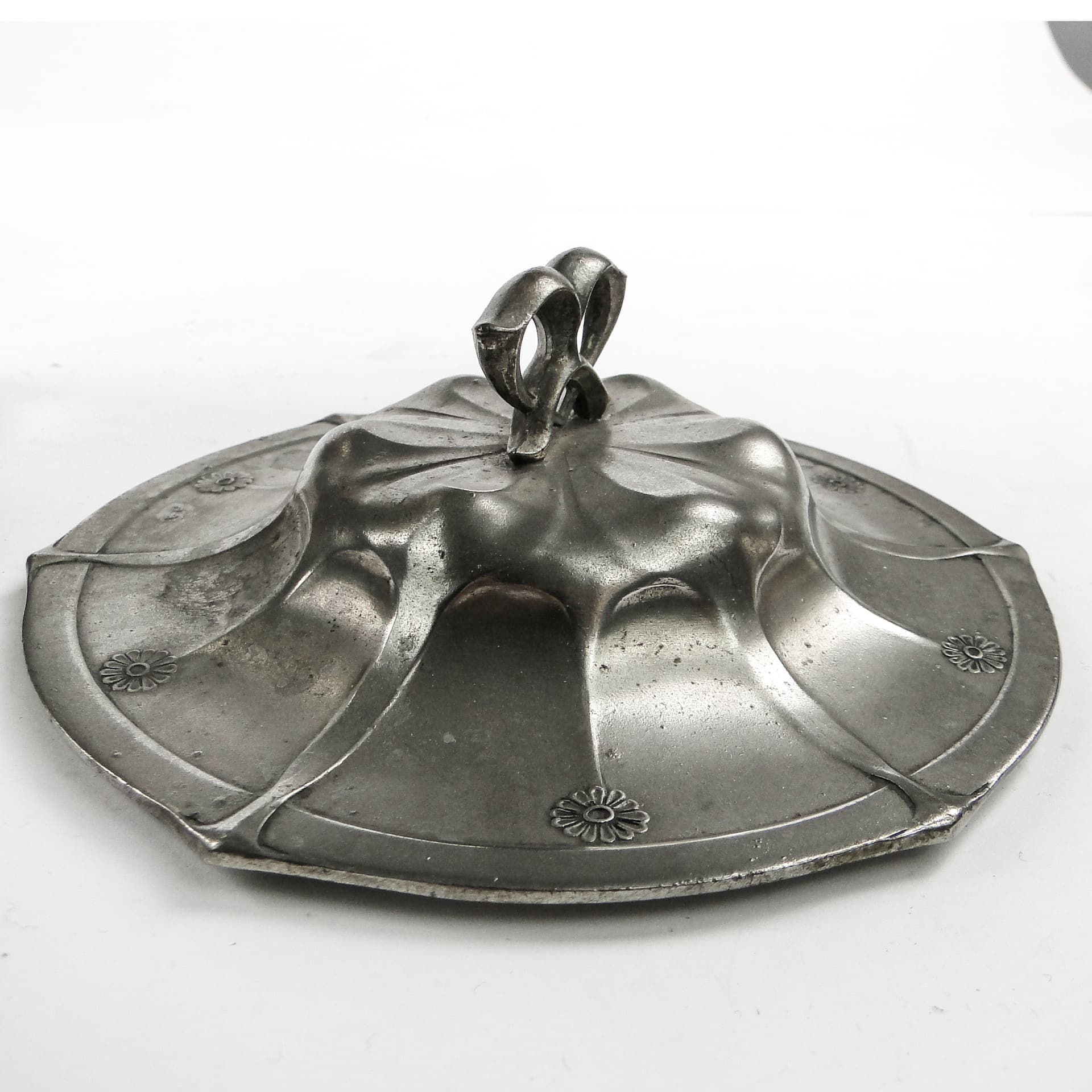 Herbatnica Art Nouveau, cyna srebrzona, Orivit, Niemcy, pocz. XX w. - 105404