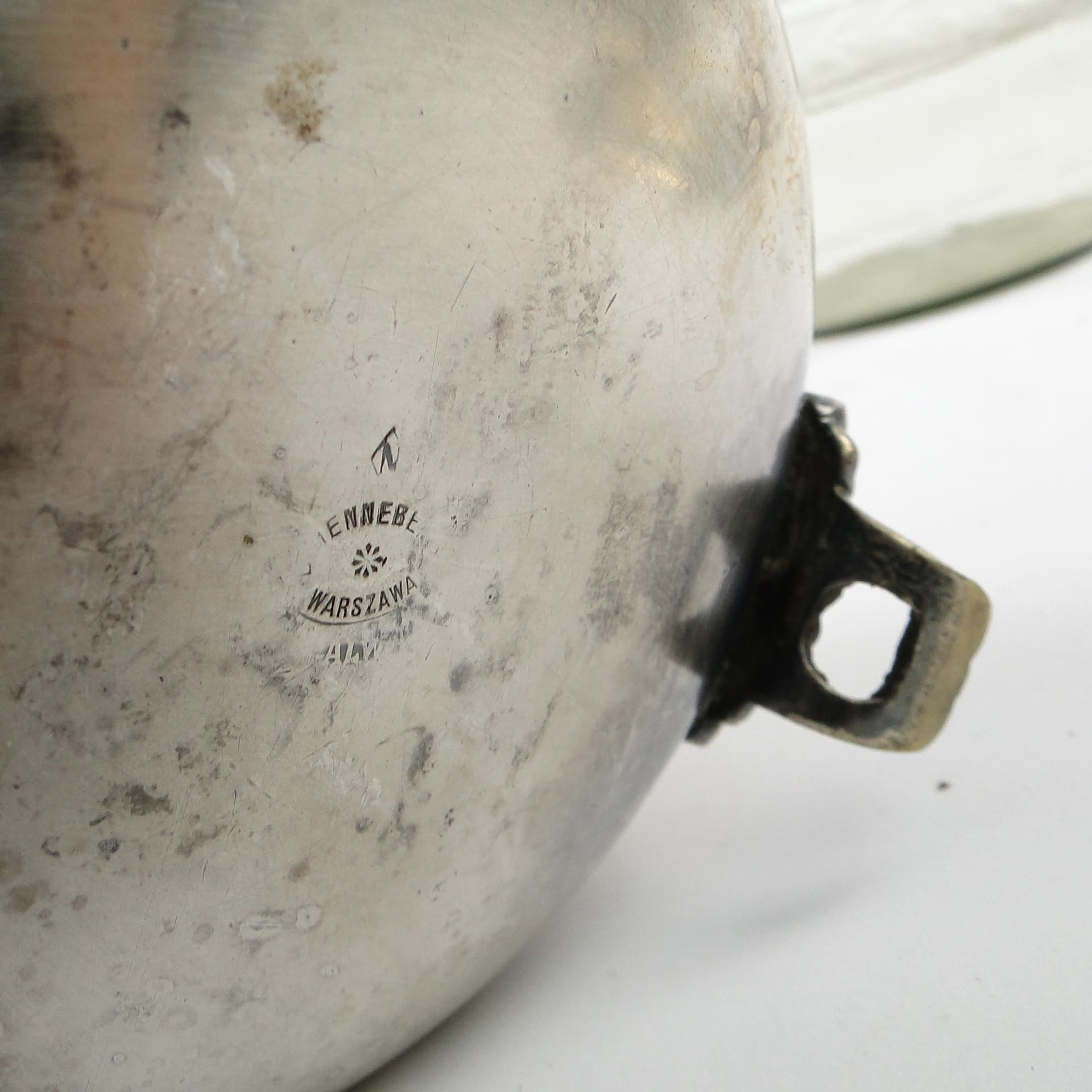 Eclectic caviar server, silver-plated brass, Henneberg Brothers, Poland, 19th c. - 105436