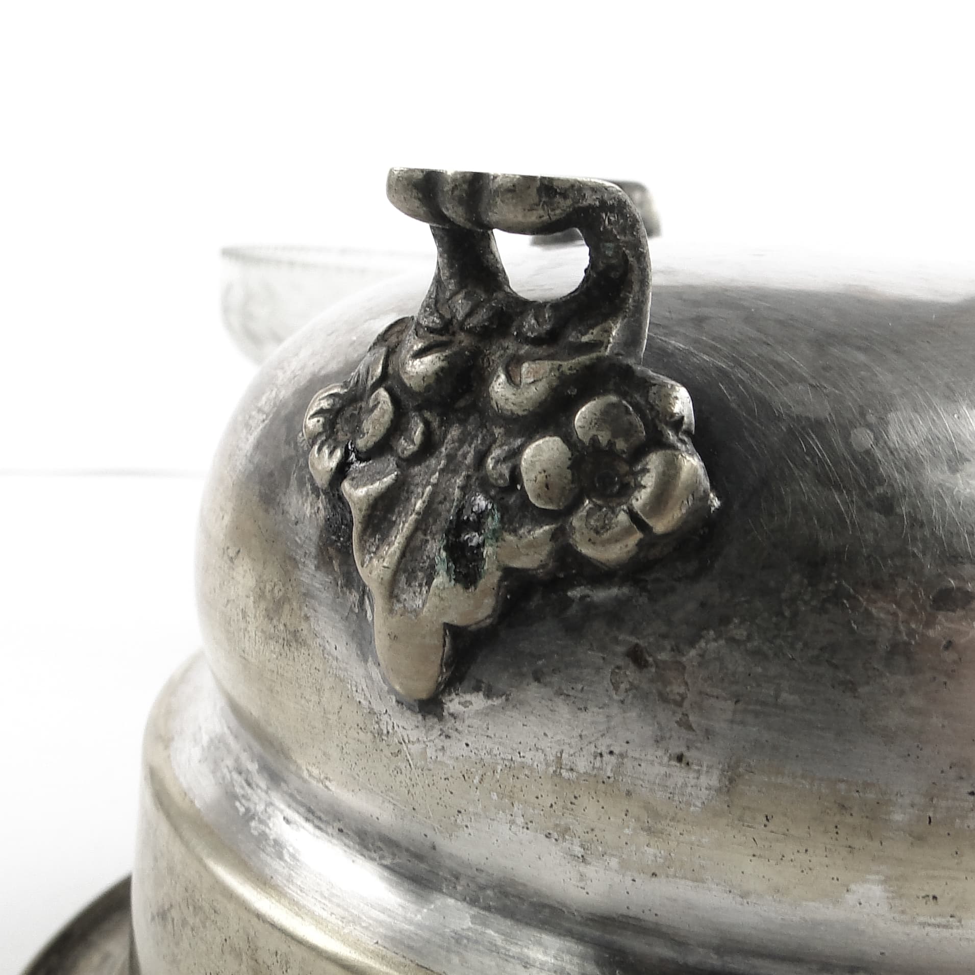 Eclectic caviar server, silver-plated brass, Henneberg Brothers, Poland, 19th c. - 105430