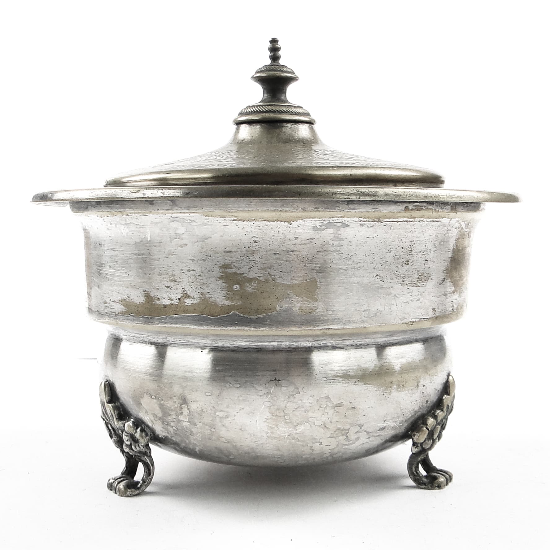 Eclectic caviar server, silver-plated brass, Henneberg Brothers, Poland, 19th c. - 105426