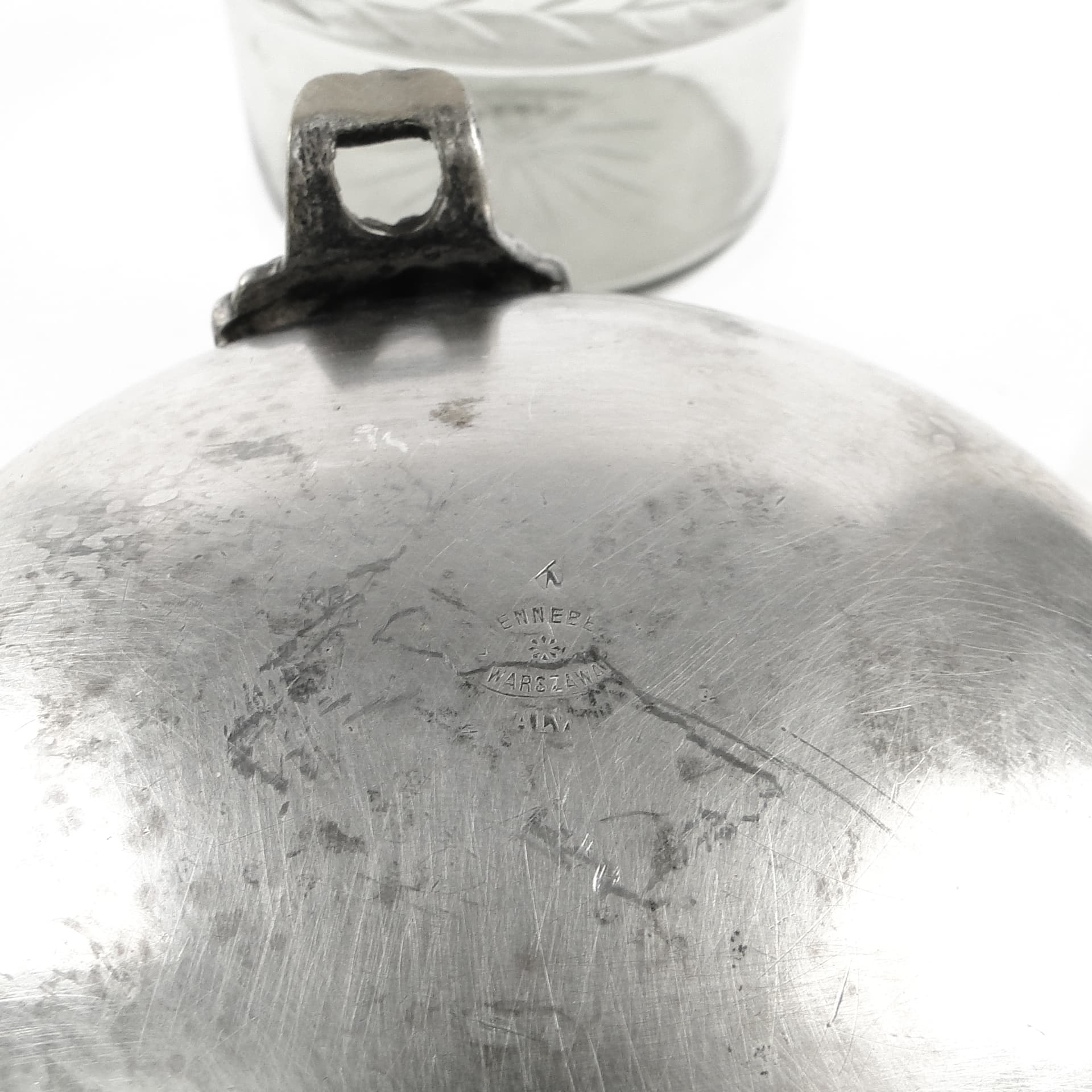 Eclectic caviar server, silver-plated brass, Henneberg Brothers, Poland, 19th c. - 105437