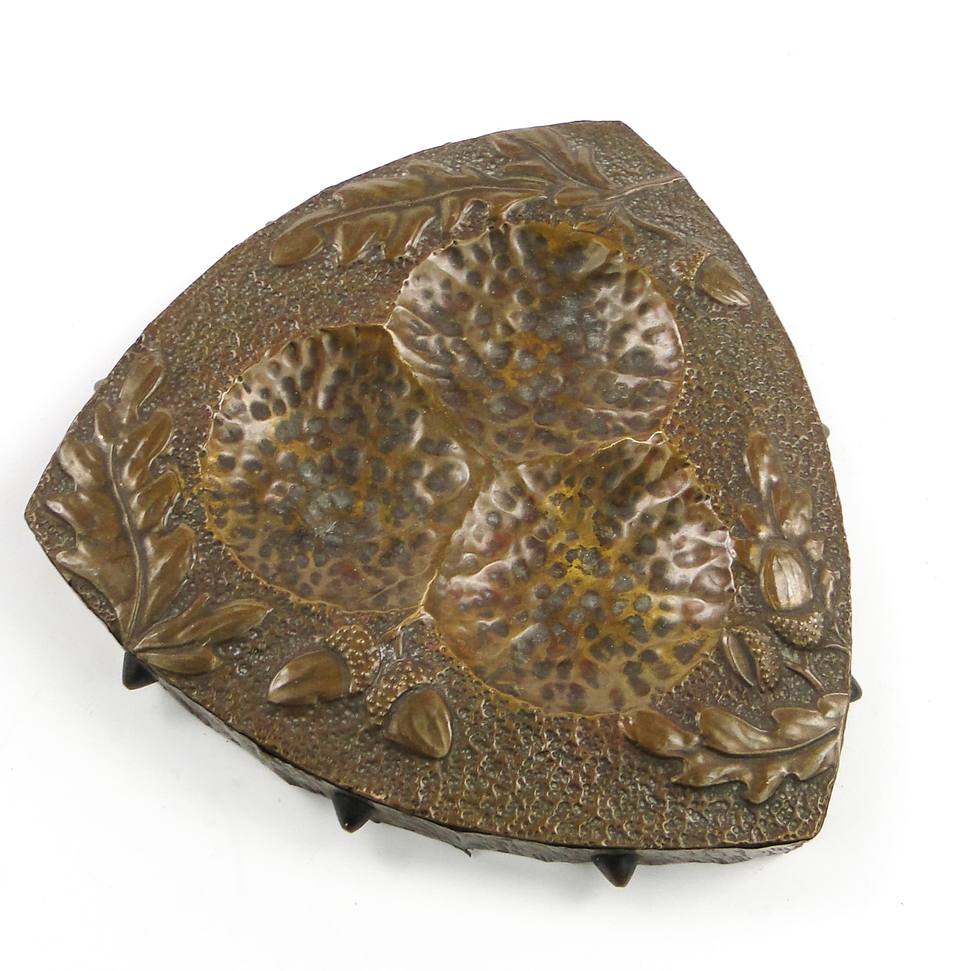 Art Nouveau Desk Organizer, Hammered Copper, Germany, Early 20th c. - 105441