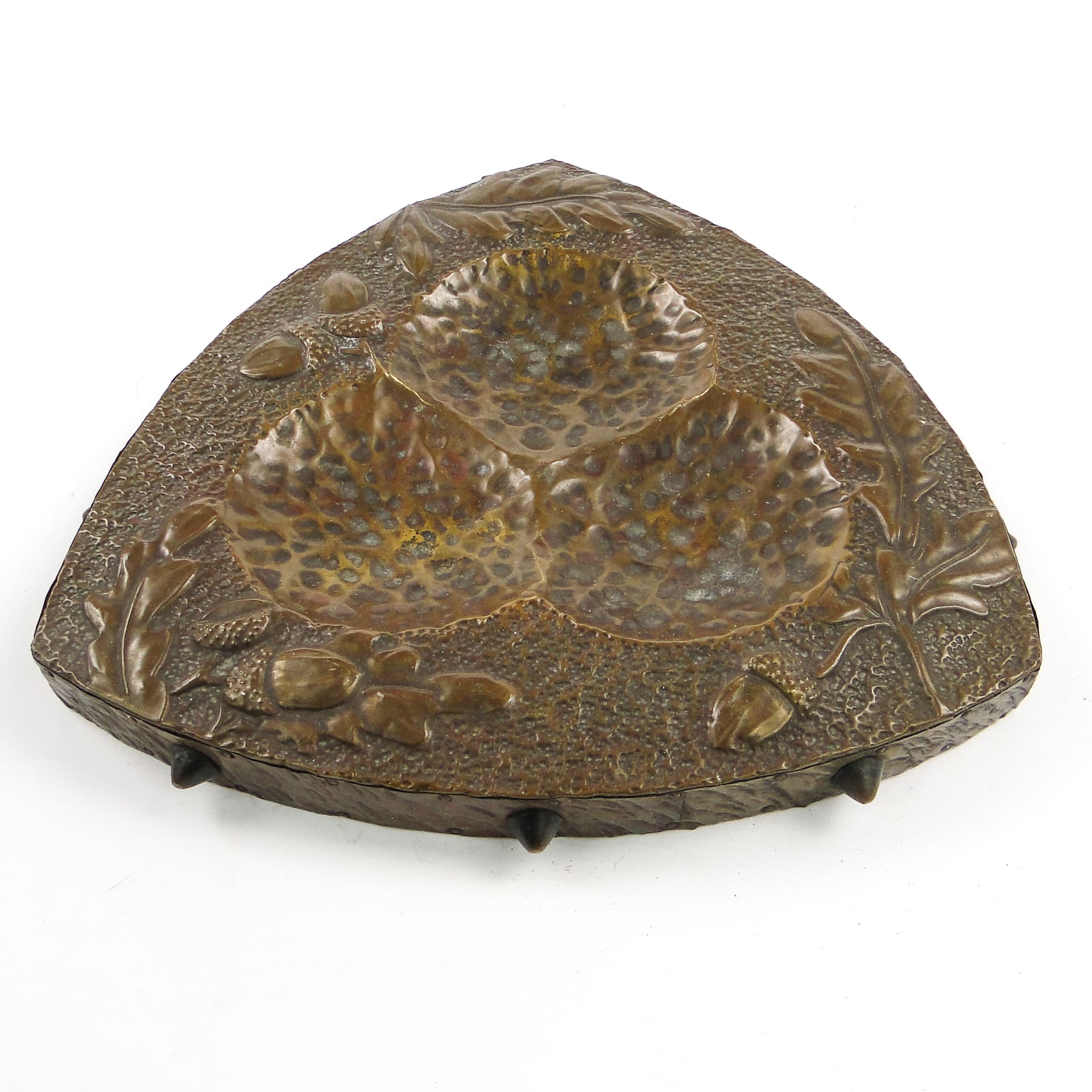 Art Nouveau Desk Organizer, Hammered Copper, Germany, Early 20th c. - 105439